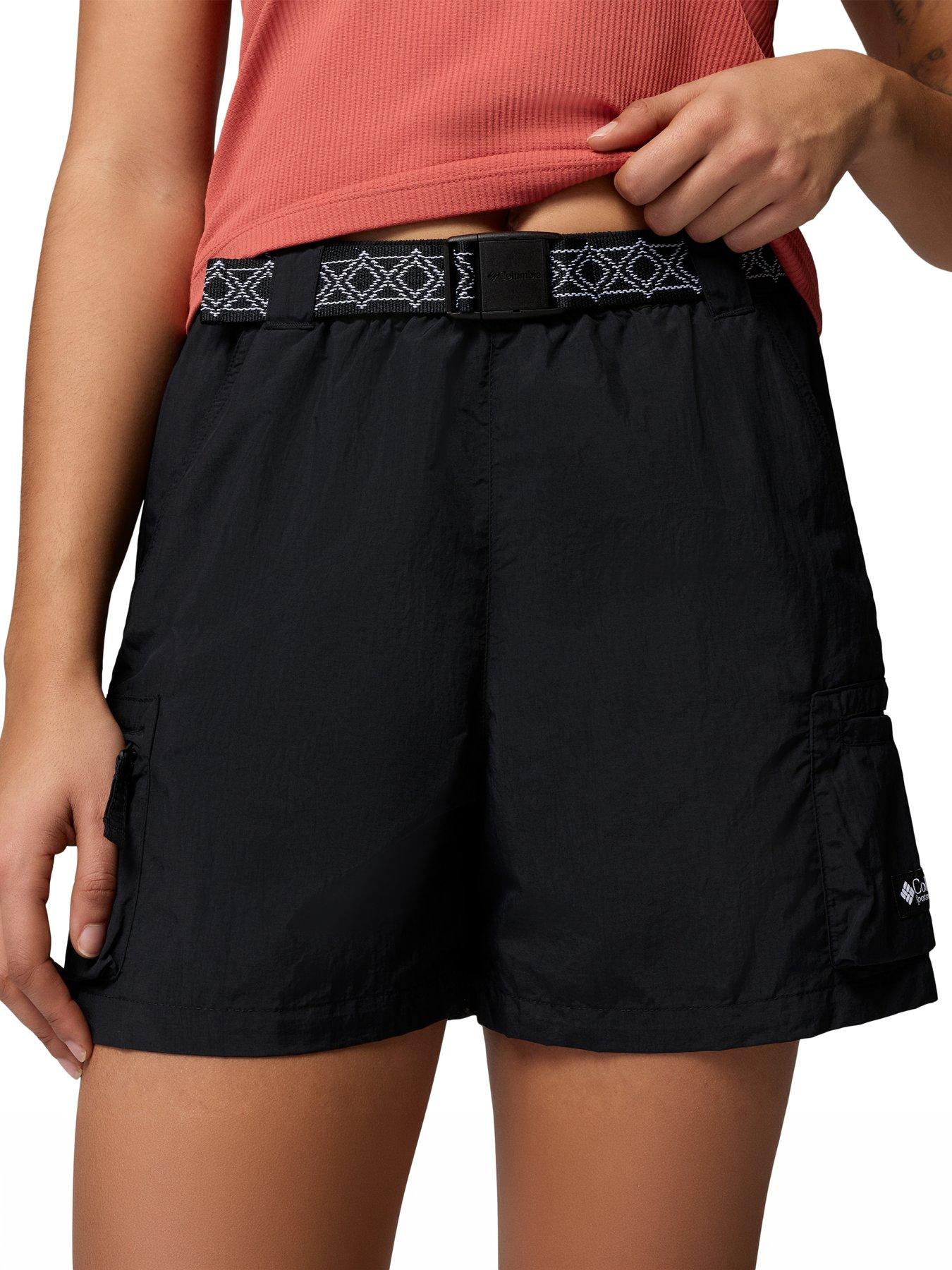 Columbia Womens Sequoia Grove Woven Walking Shorts - Black