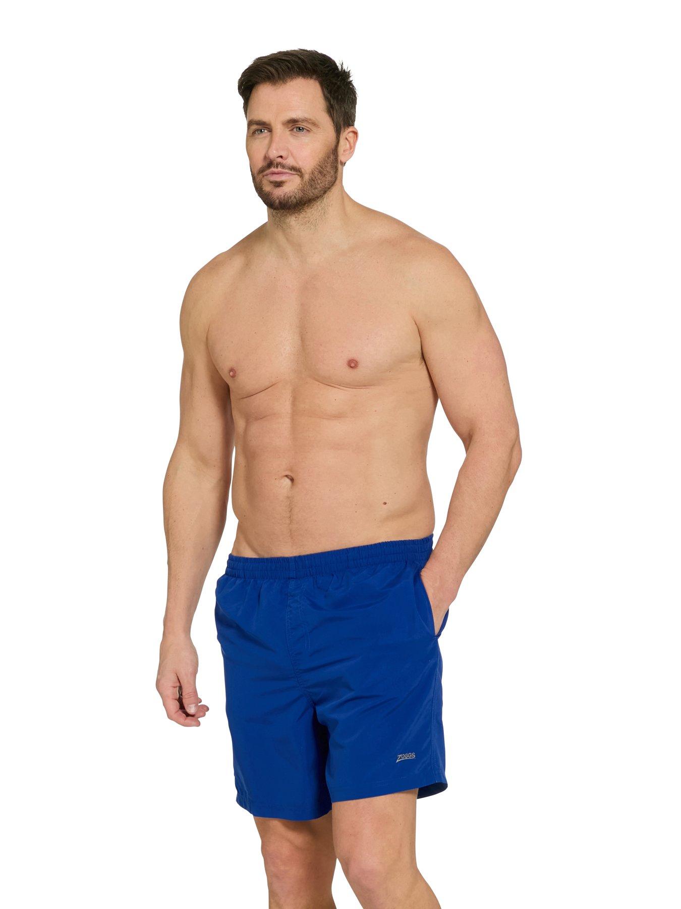 Image 1 of 6 of Zoggs Mens Swim Penrith 17 Inch Shorts - Blue
