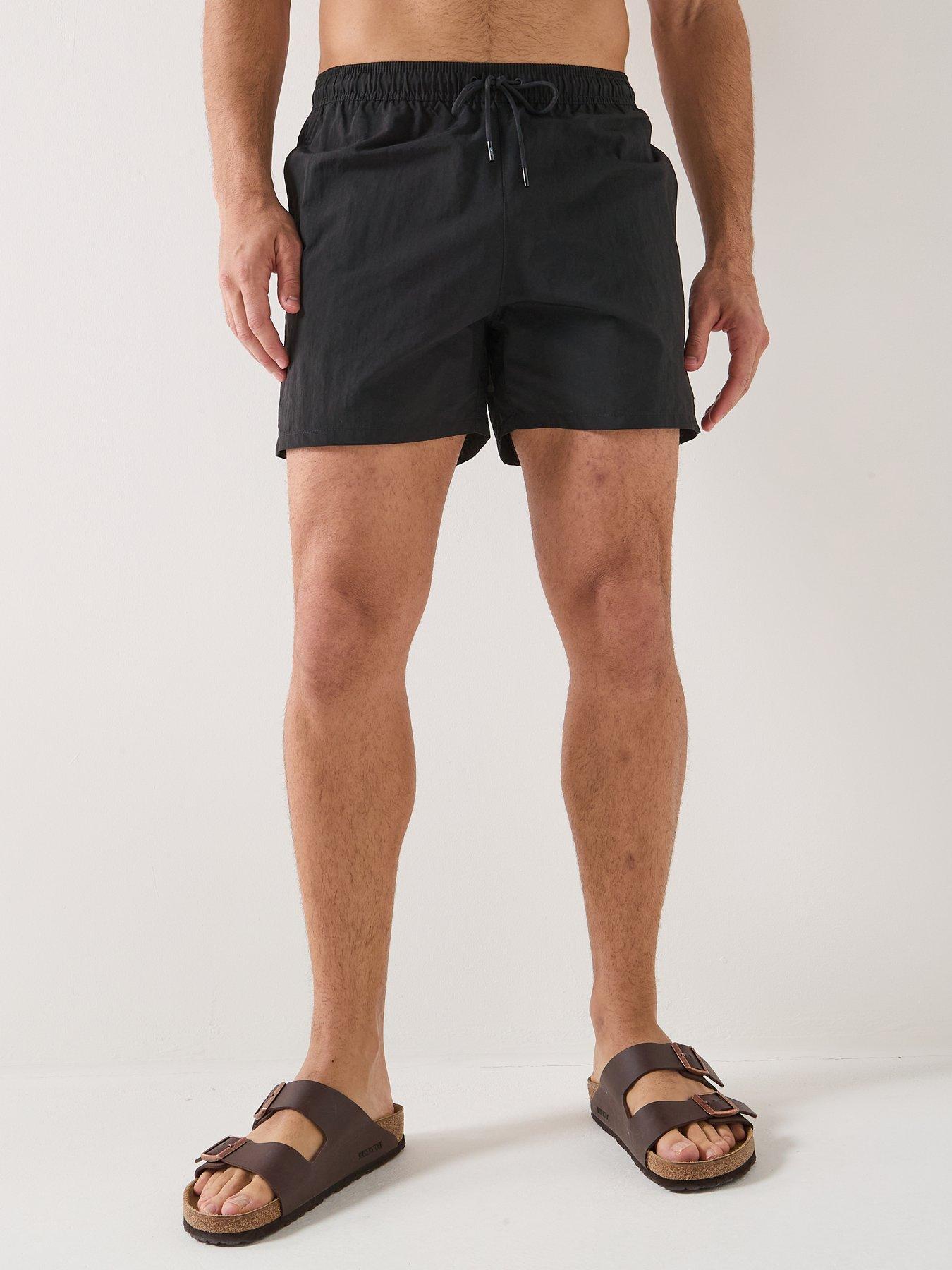 Tommy Hilfiger Essential Medium Swim Shorts, Black, Size Xl, Men