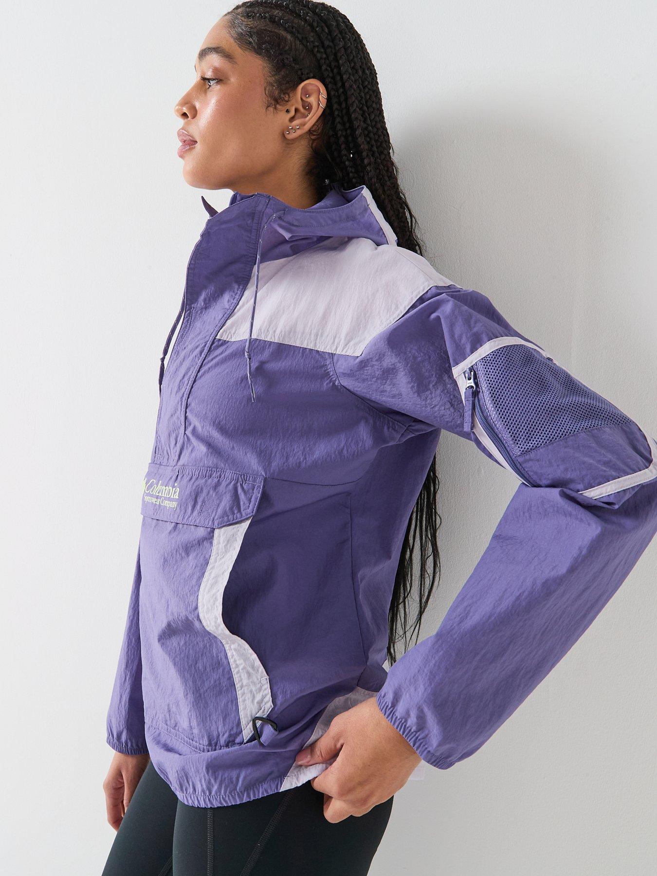 Image 6 of 6 of Columbia Womens Challenger Ii Windbreaker - Purple