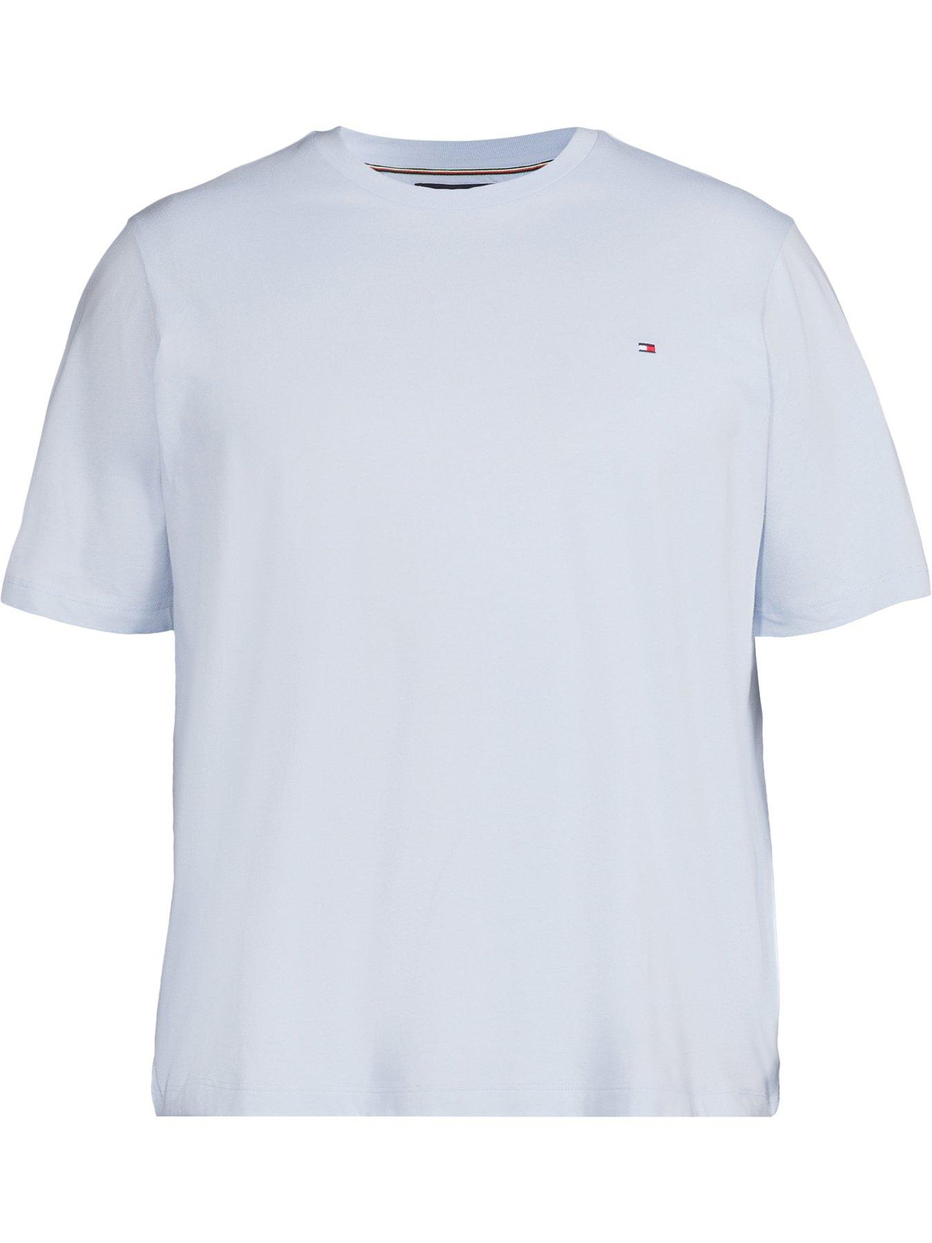 Image 5 of 5 of Tommy Hilfiger Big &amp; Tall Essential Regular Fit T-Shirt - Light Blue