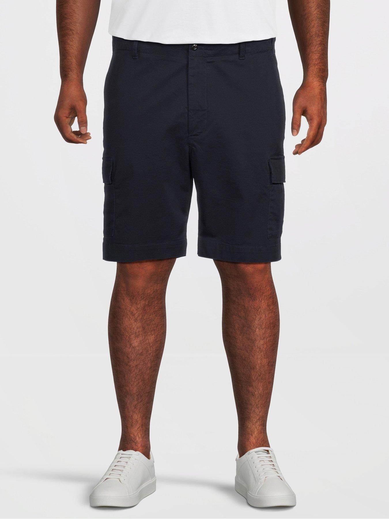 Tommy Hilfiger Big & Tall River Essential Twill Cargo Shorts - Navy