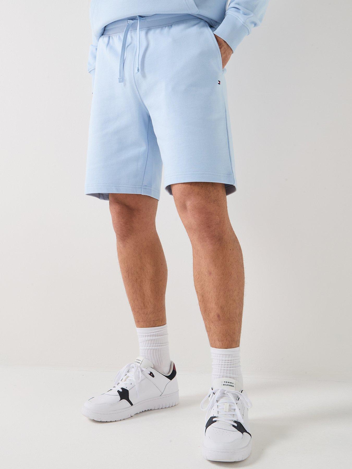 Tommy Hilfiger: Essential Terry Jersey Shorts - Light Blue