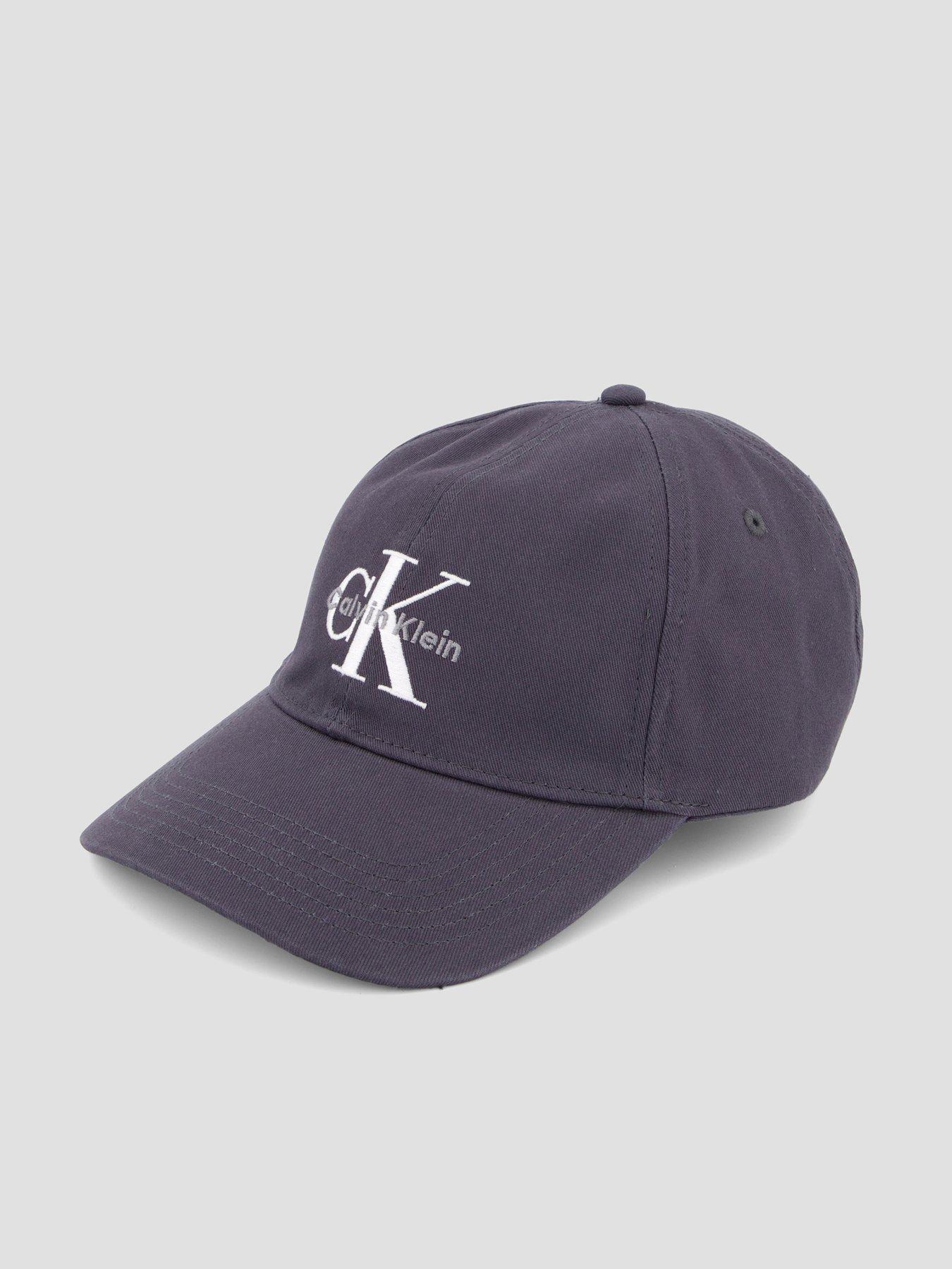 Image 2 of 4 of Calvin Klein Monologo Embroidery Baseball Cap - Ink