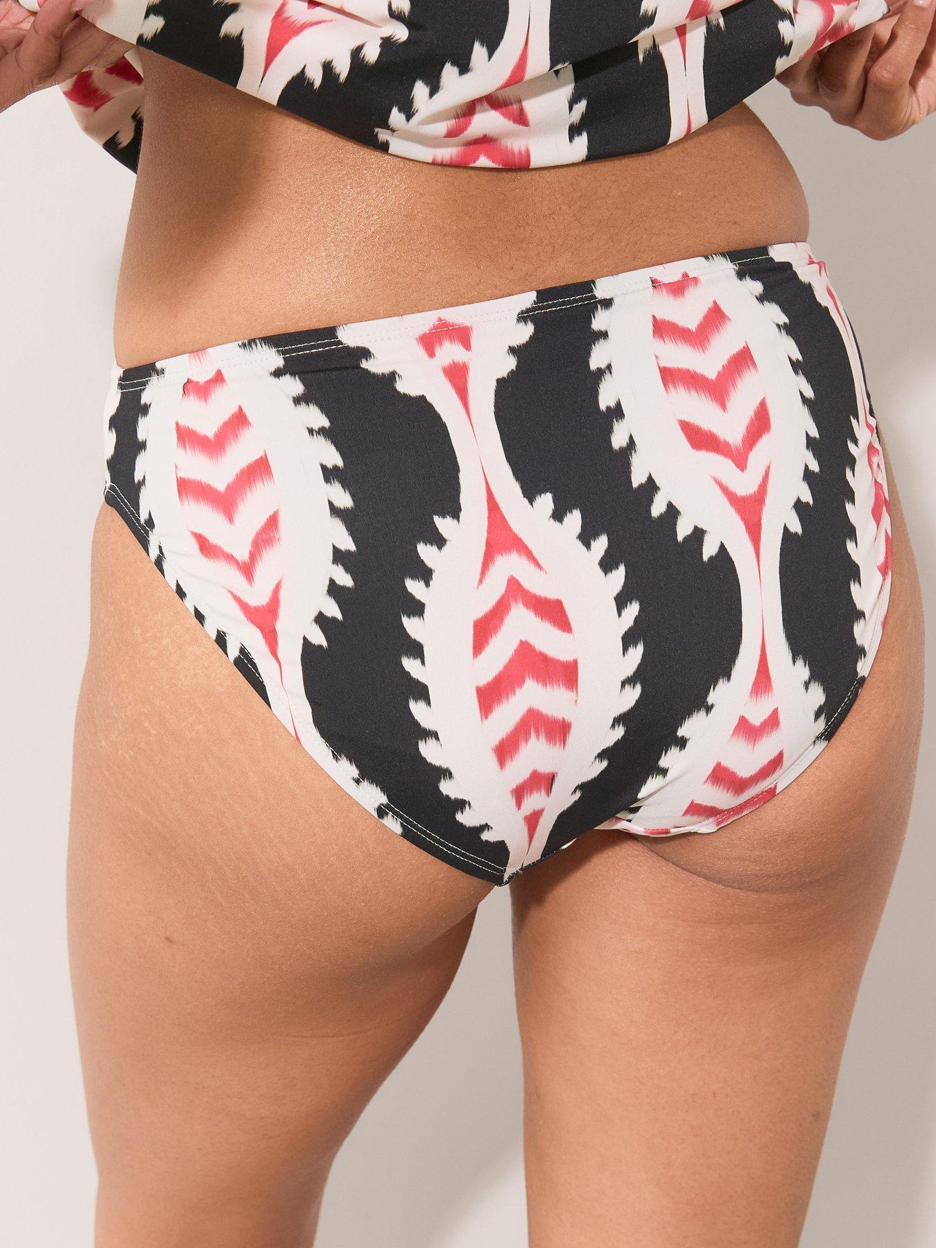 Image 2 of 7 of The Very Collection Printed Mid Rise Bikini Brief - Multi