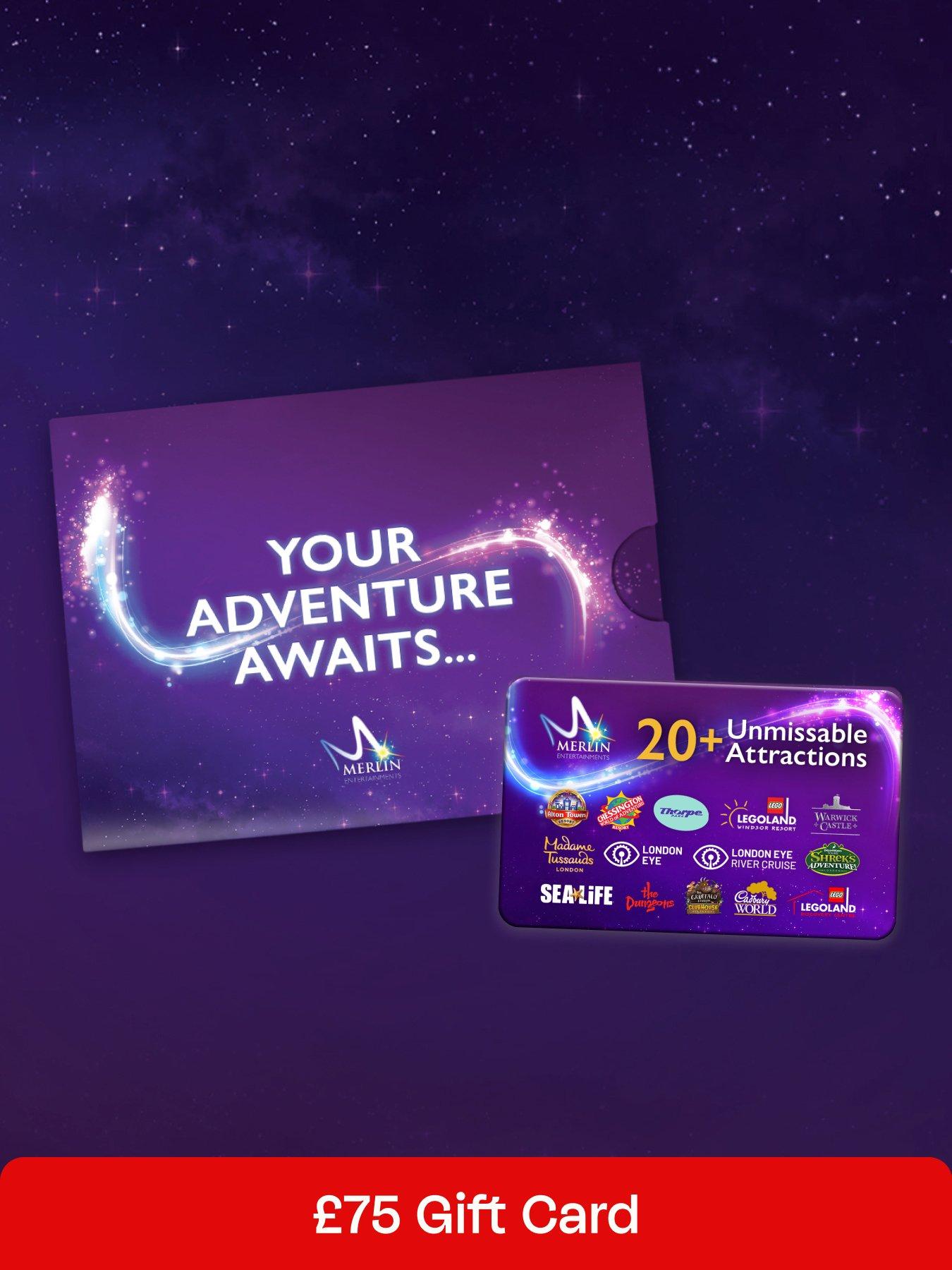 Image 1 of 1 of Virgin Experience Days &pound;75 Merlin Attractions Gift Card