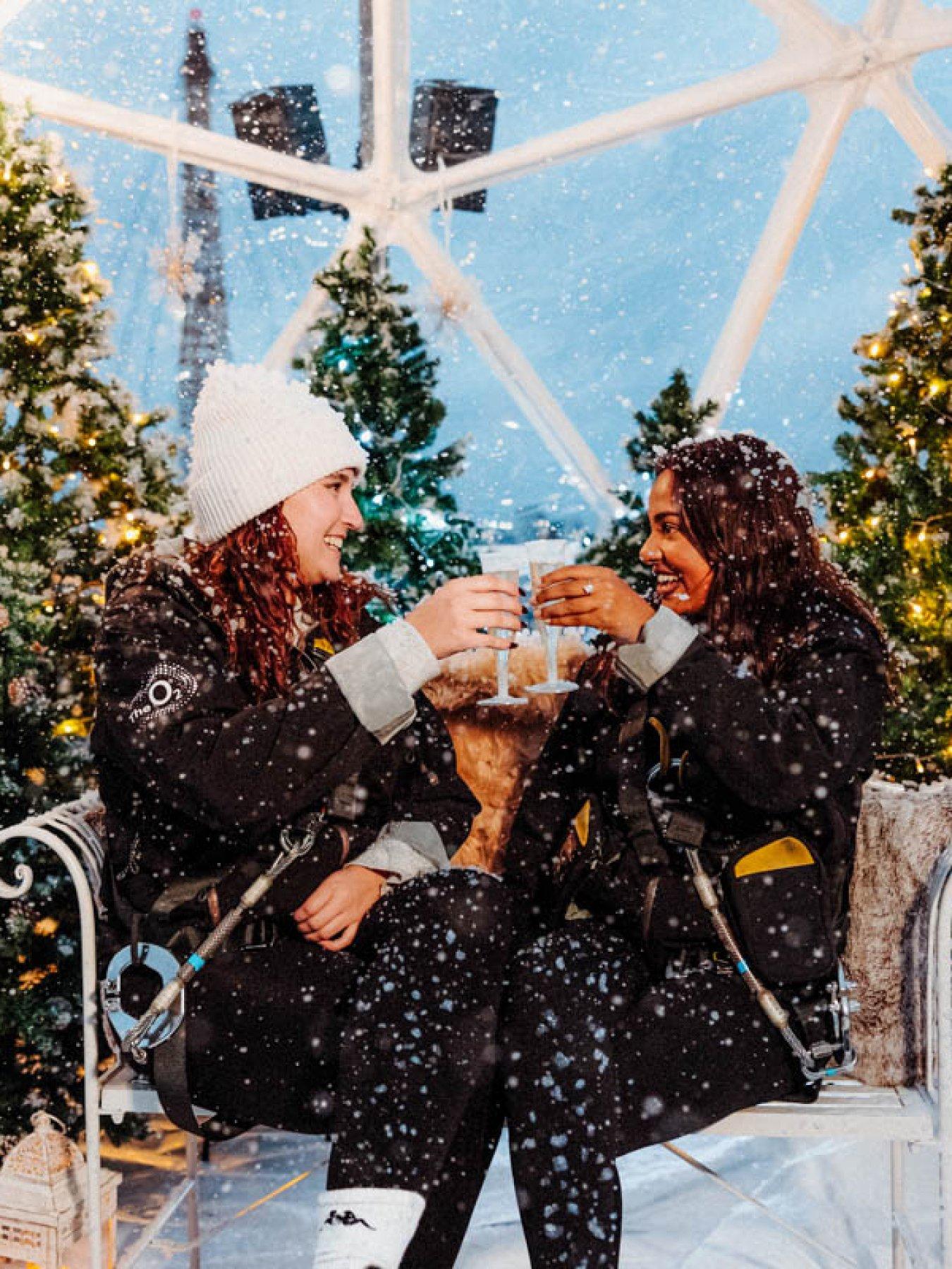 Image 2 of 4 of Virgin Experience Days Christmas at Up at The O2 - Snow Globe Climb for Two