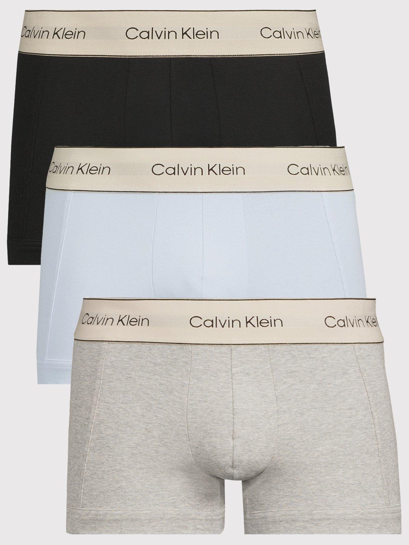 Calvin Klein Underwear 3 Pack Heritage Cotton Trunks - Assorted