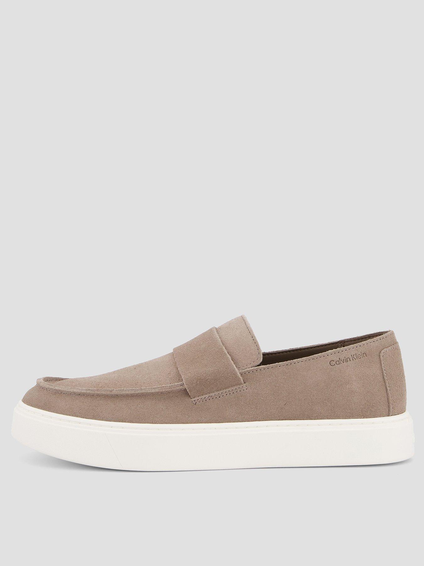Image 1 of 7 of Calvin Klein Hybrid Clean Cup Loafer Band Shoes - Natural