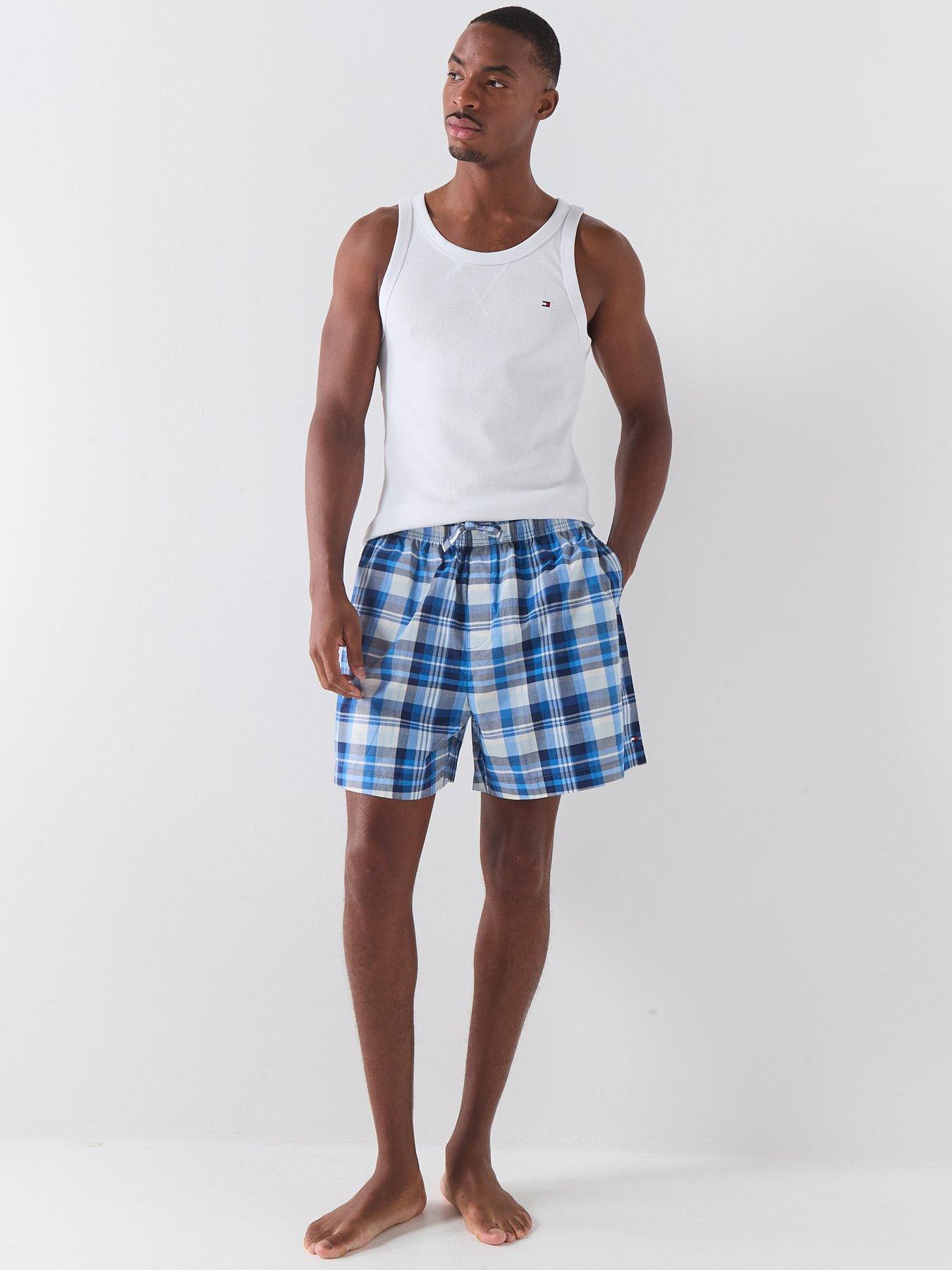 Image 3 of 6 of Tommy Hilfiger Vest &amp; Woven Pyjama Set - Multi