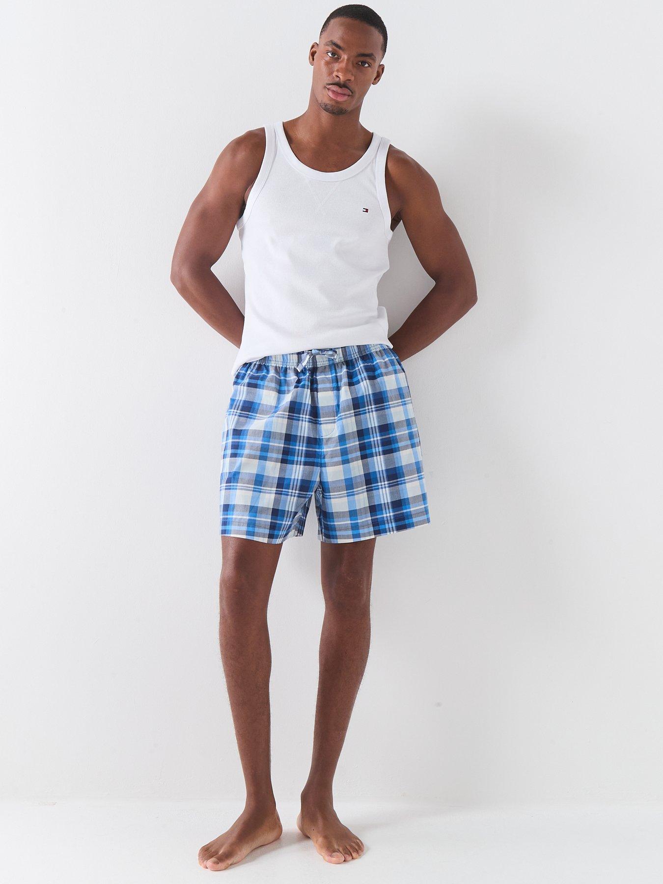 Image 6 of 6 of Tommy Hilfiger Vest &amp; Woven Pyjama Set - Multi