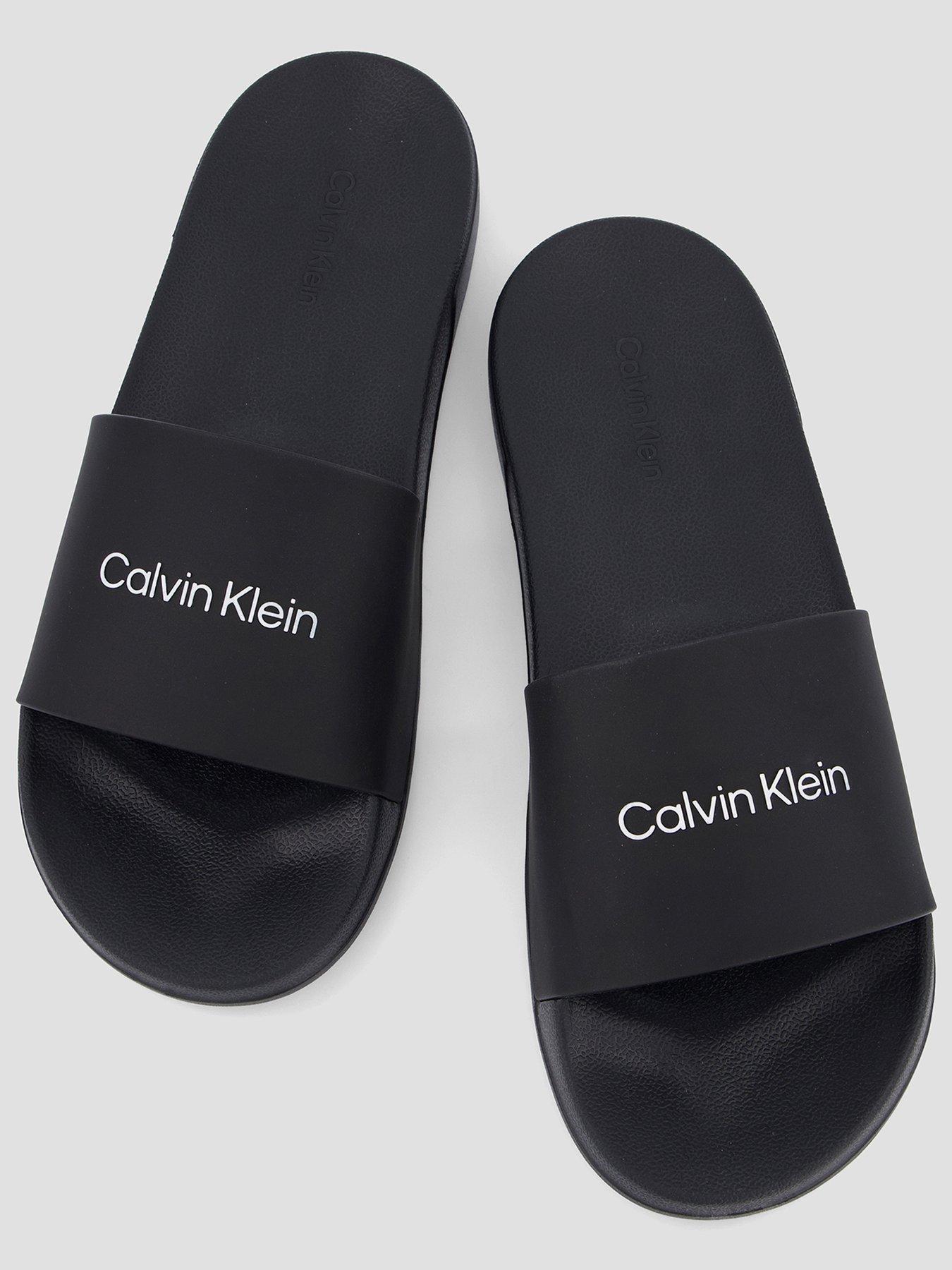 Image 3 of 7 of Calvin Klein Essential Monobrand Slider - Black