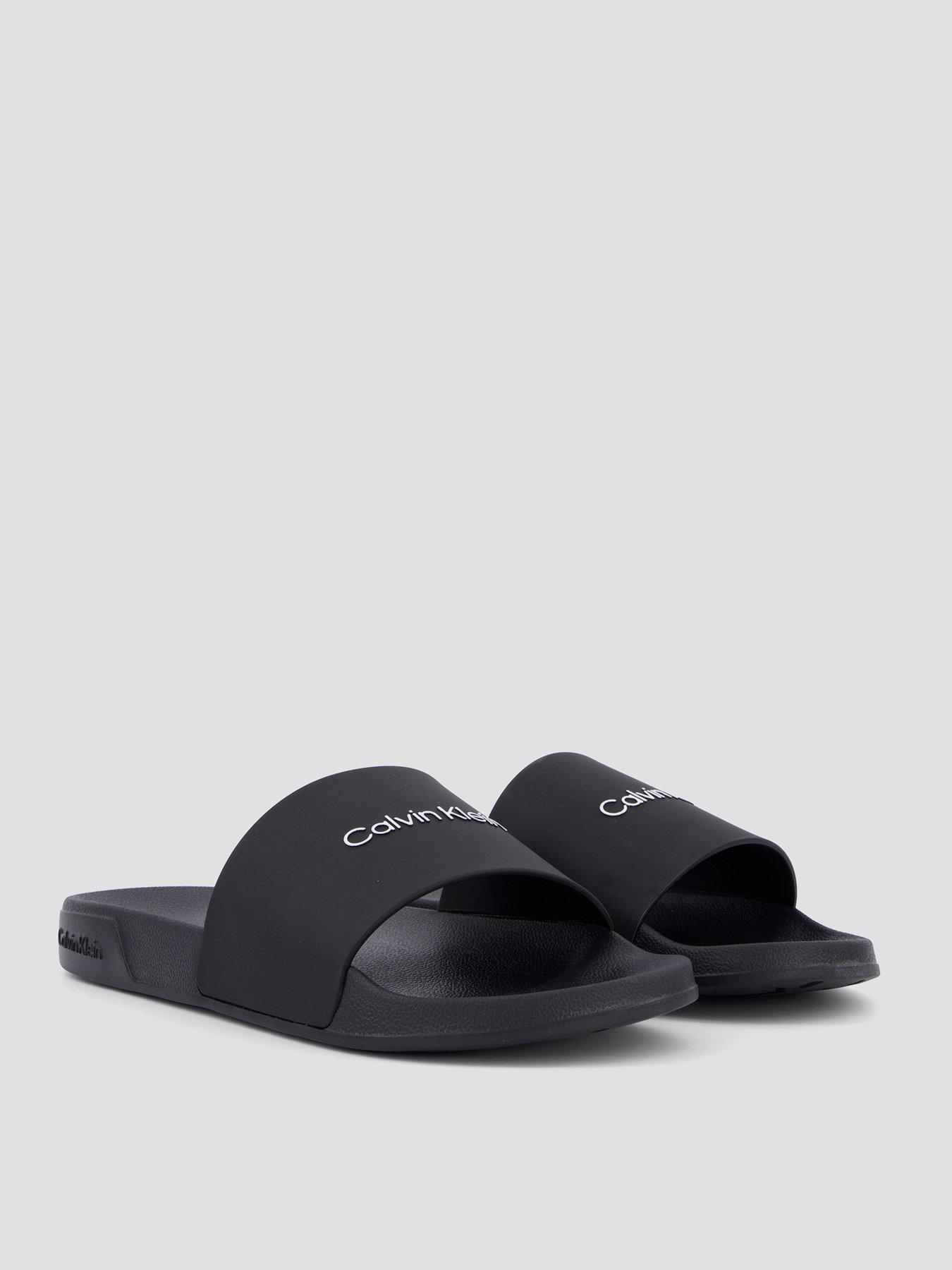 Image 6 of 7 of Calvin Klein Essential Monobrand Slider - Black