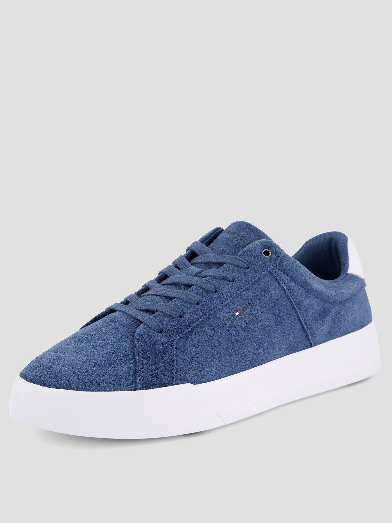 Image 2 of 7 of Tommy Hilfiger TH Court Suede Trainer - Blue