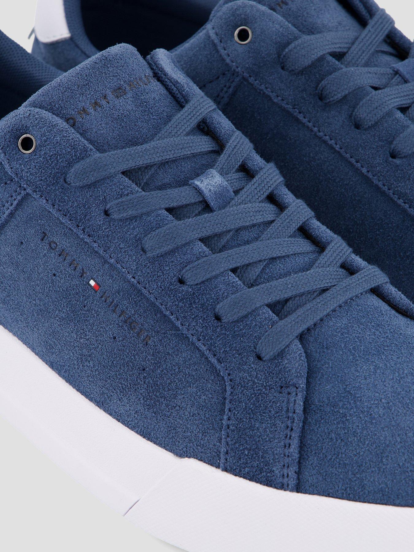 Image 5 of 7 of Tommy Hilfiger TH Court Suede Trainer - Blue