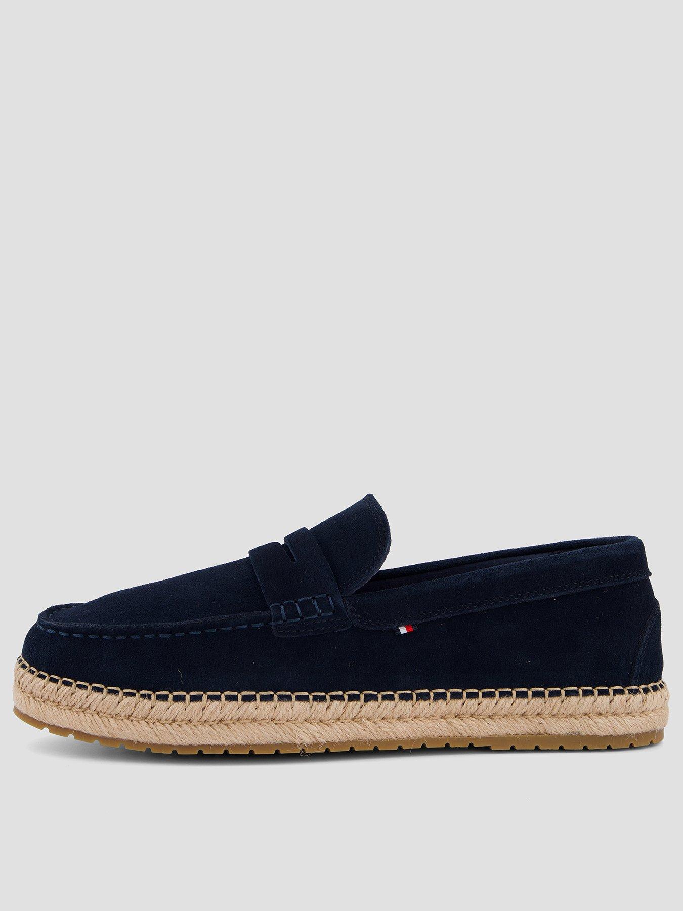 Tommy Hilfiger Flexible Suede Espadrille - Navy