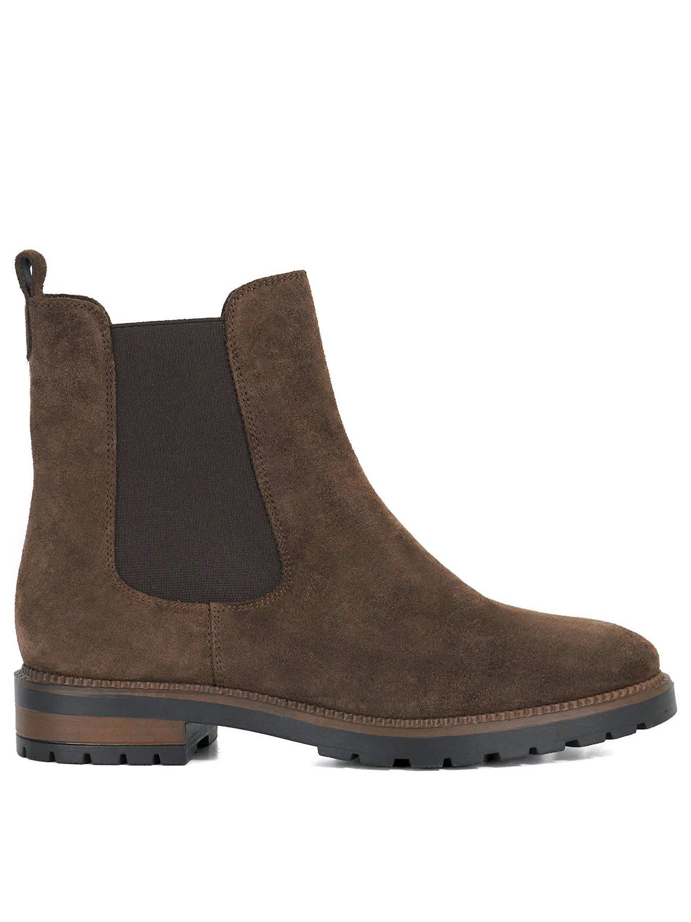 Image 2 of 6 of Dune London Poema Chelsea Boots - Brown