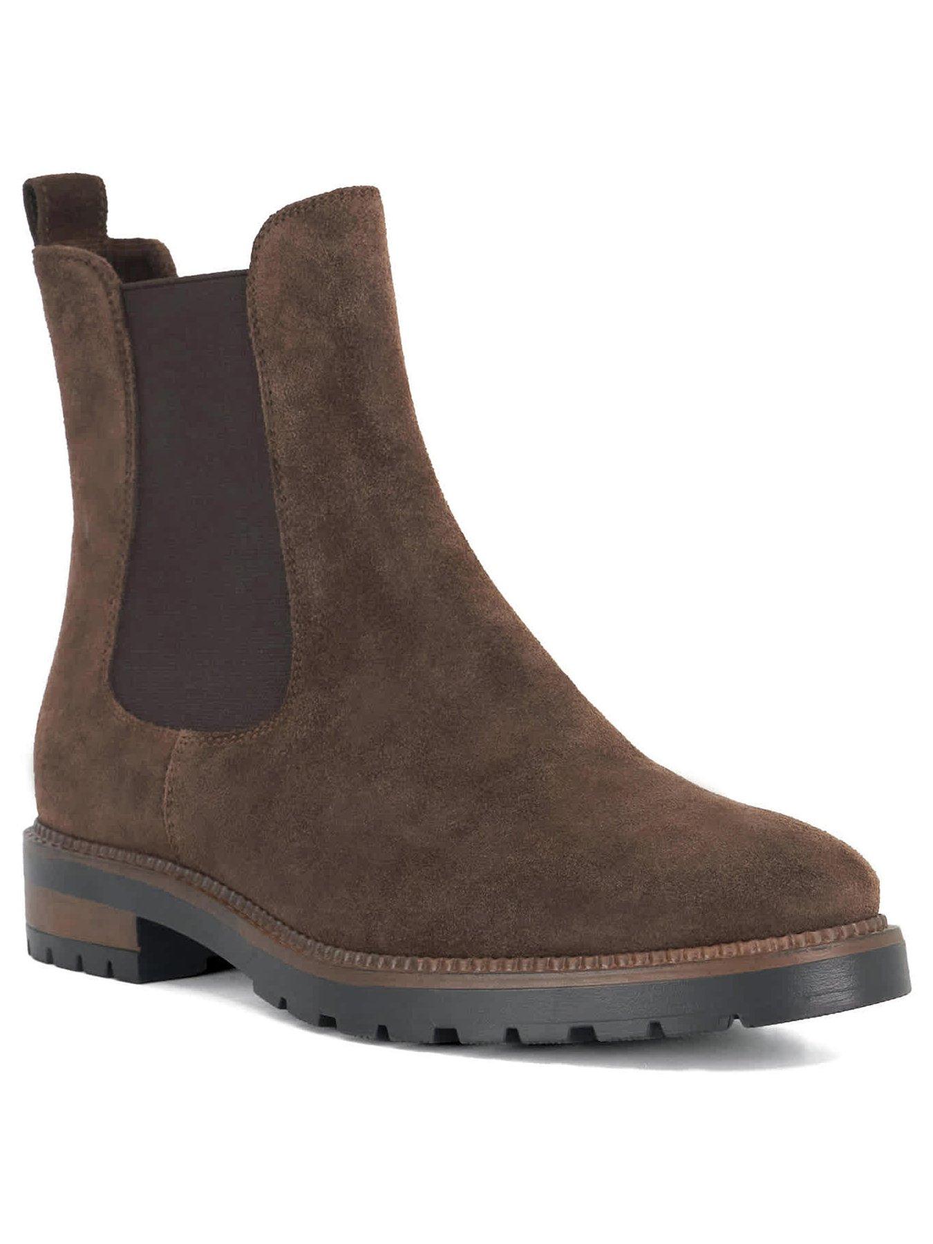 Image 3 of 6 of Dune London Poema Chelsea Boots - Brown