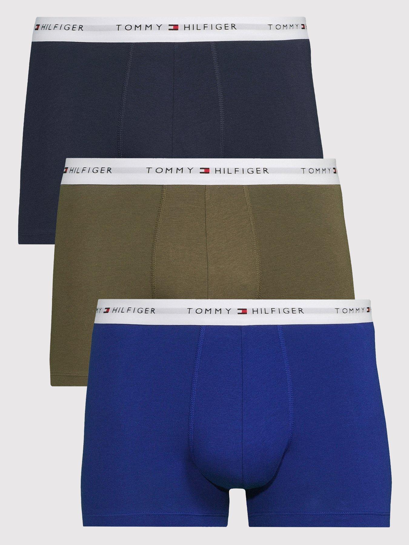 Tommy Hilfiger 3 Pack Signature Cotton Essentials Trunks - Assorted