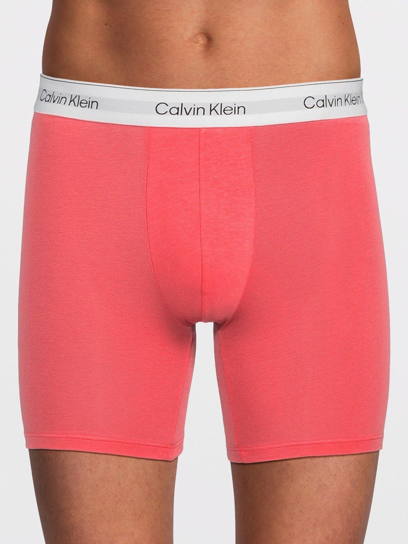 Image 2 of 3 of Calvin Klein Underwear Icon Cotton Stretch 3 Pack Boxer Brief - Assorted