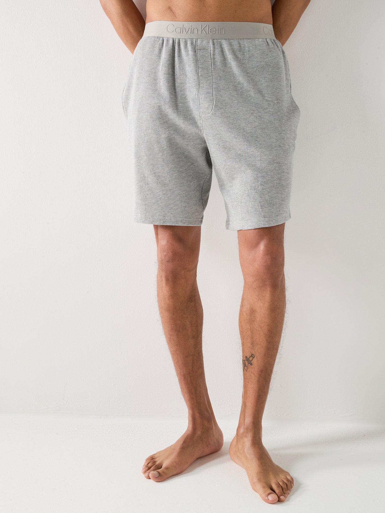 Calvin Klein Loungewear Waffle Shorts - Grey