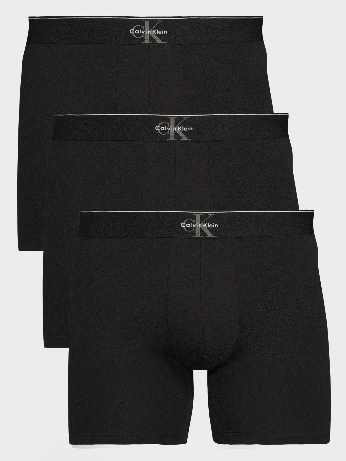 Calvin Klein Underwear Archive Cotton 3 Pack Boxer Brief - Black