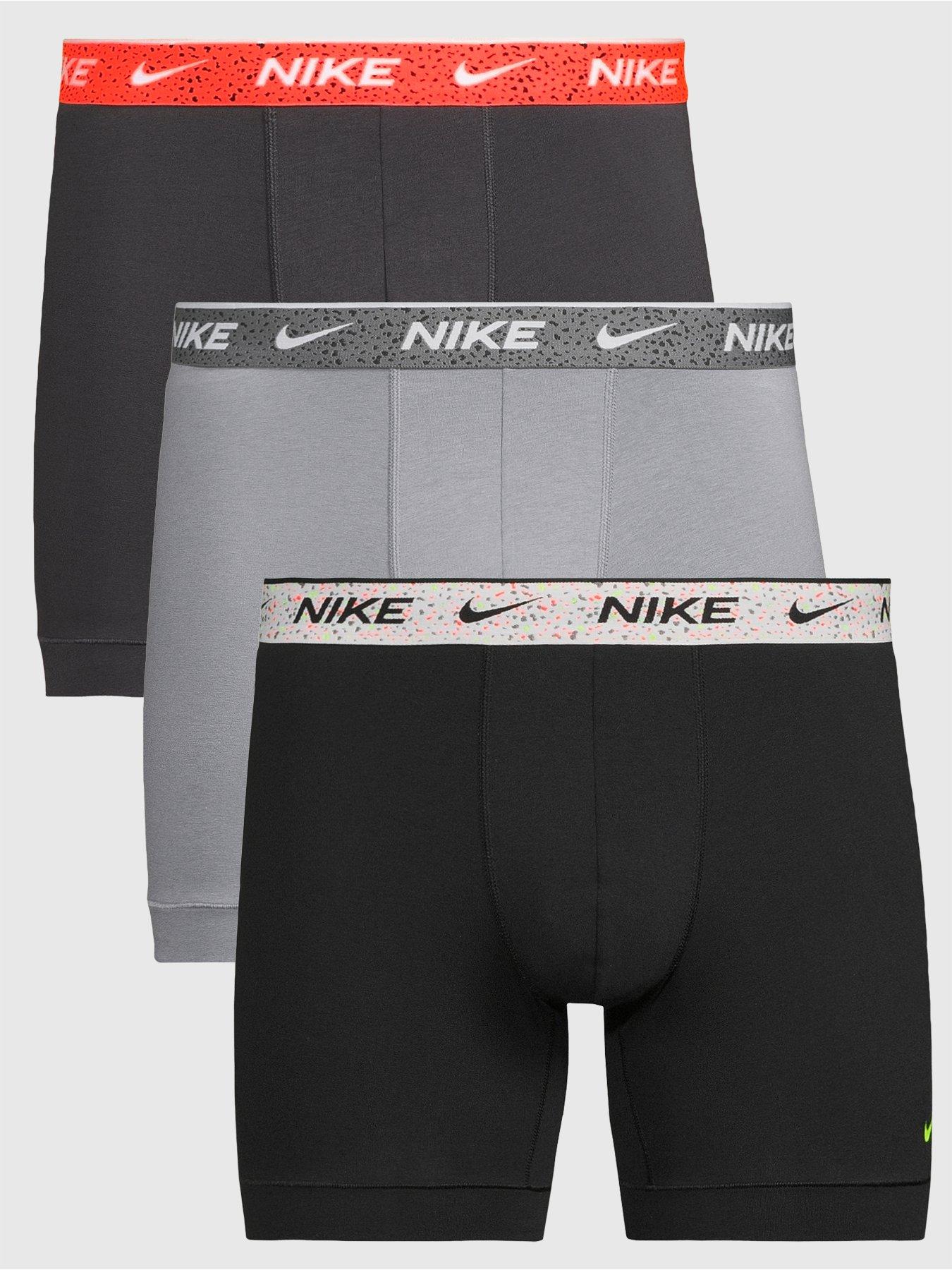 Nike Cotton Stretch 3 Pack Boxer Brief - Assorted