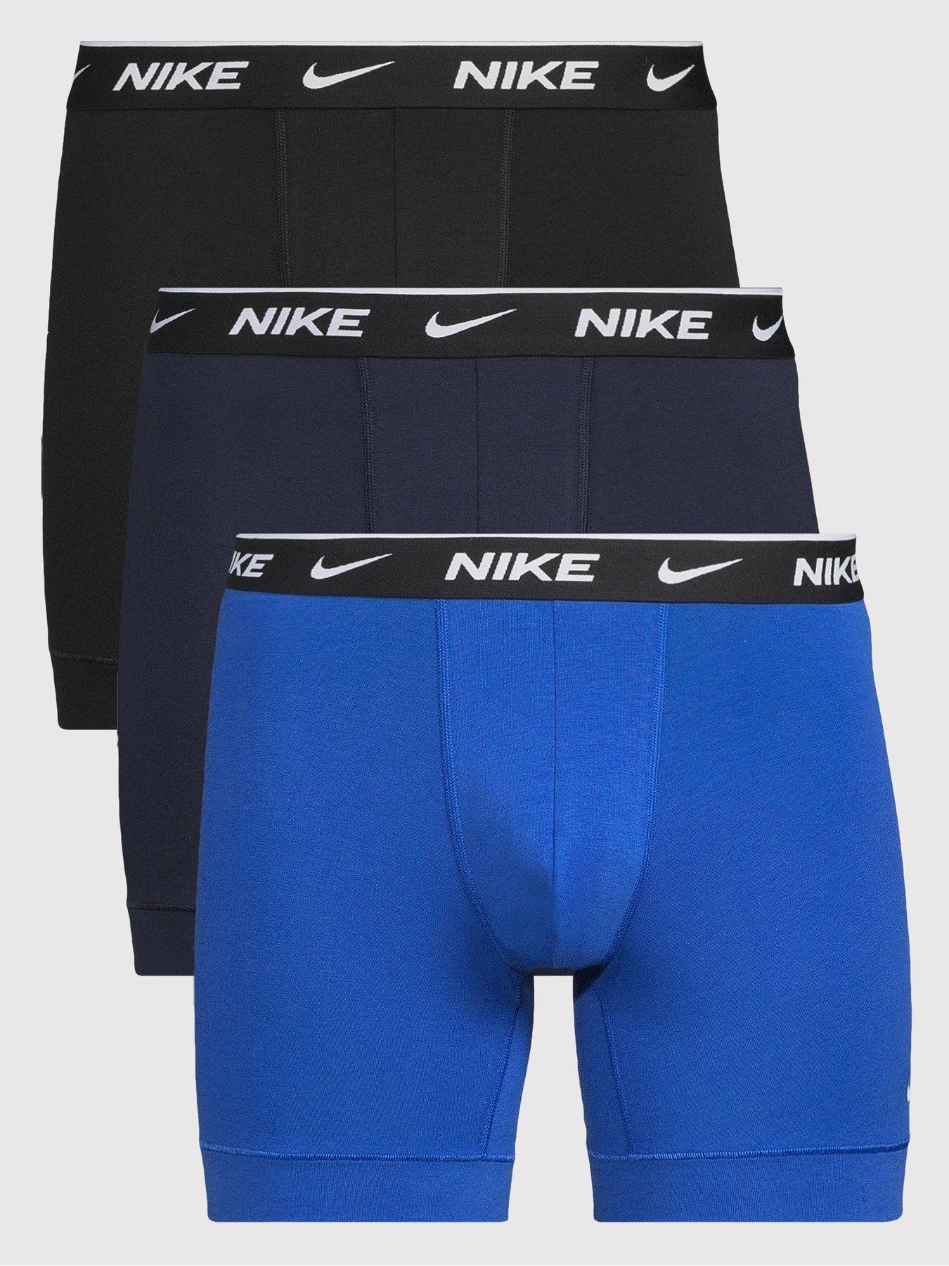 Nike Cotton Stretch 3 Pack Boxer Brief - Assorted