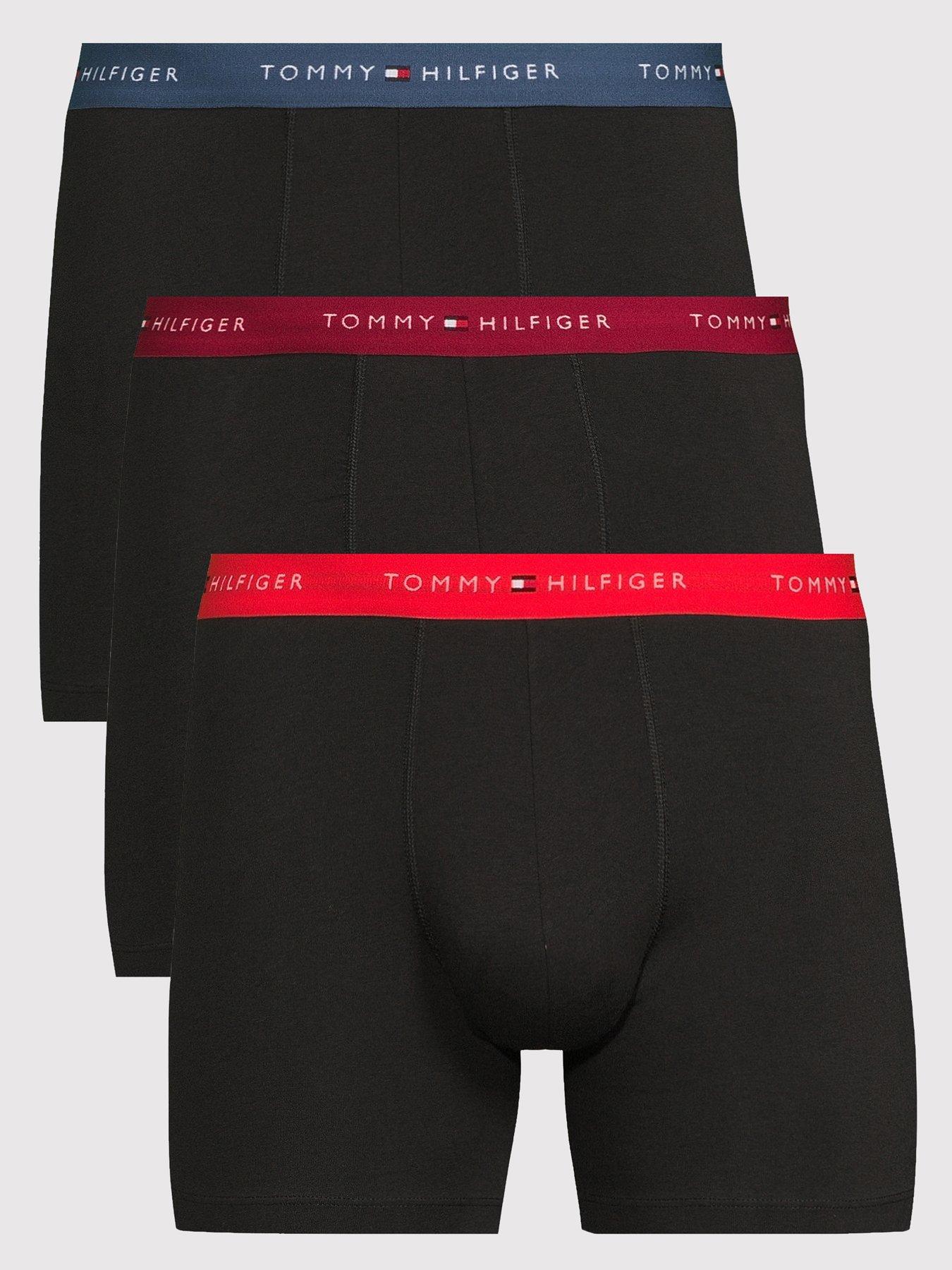 Tommy Hilfiger 3 Pack Signature Essential Boxer Brief - Assorted