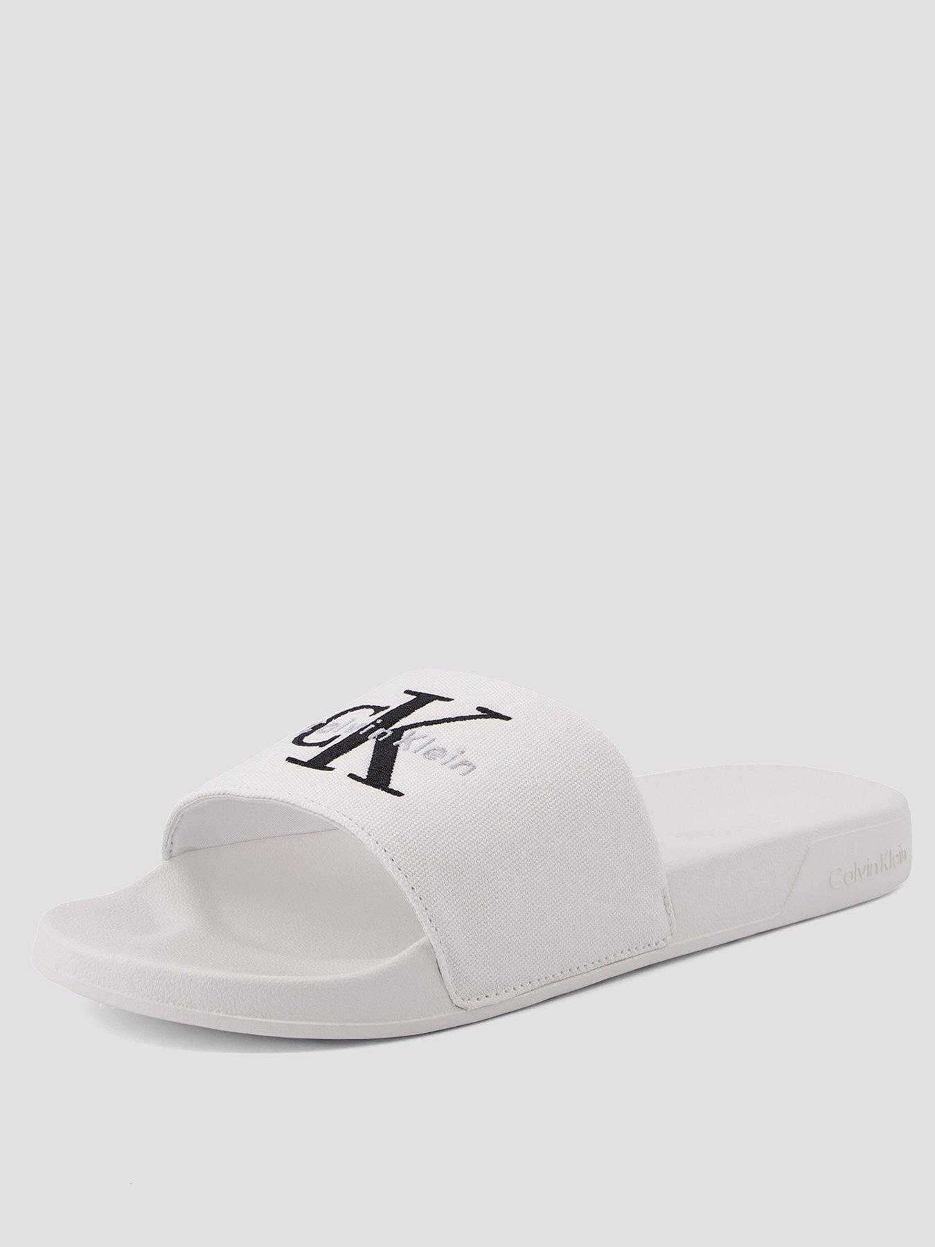 Image 1 of 7 of Calvin Klein Essential Slider - White