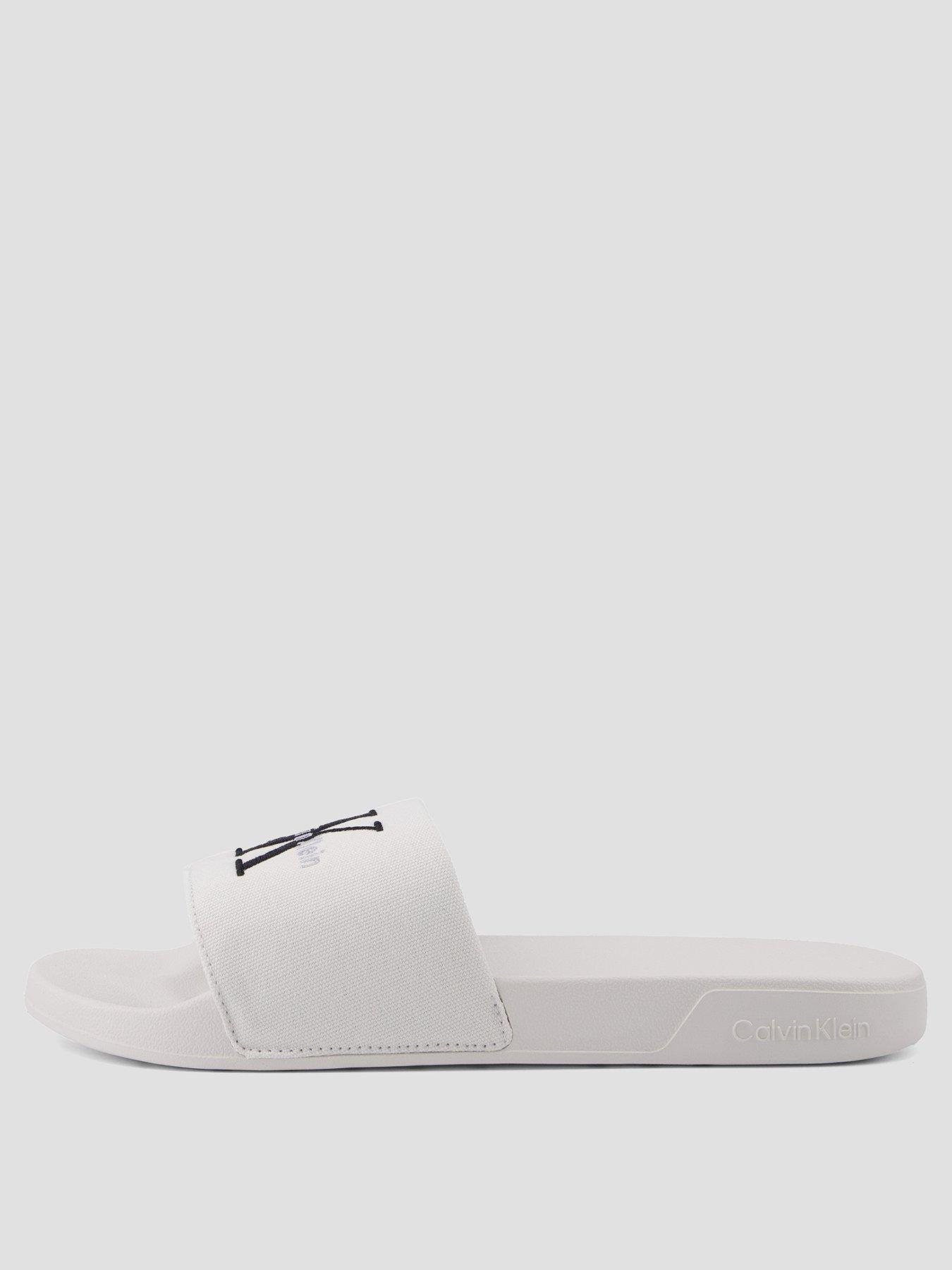 Image 2 of 7 of Calvin Klein Essential Slider - White