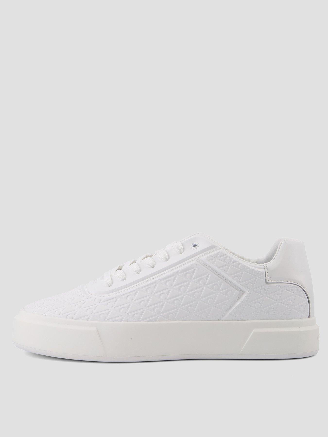 Image 1 of 7 of Calvin Klein Basket Cup Oxford Trainer - White