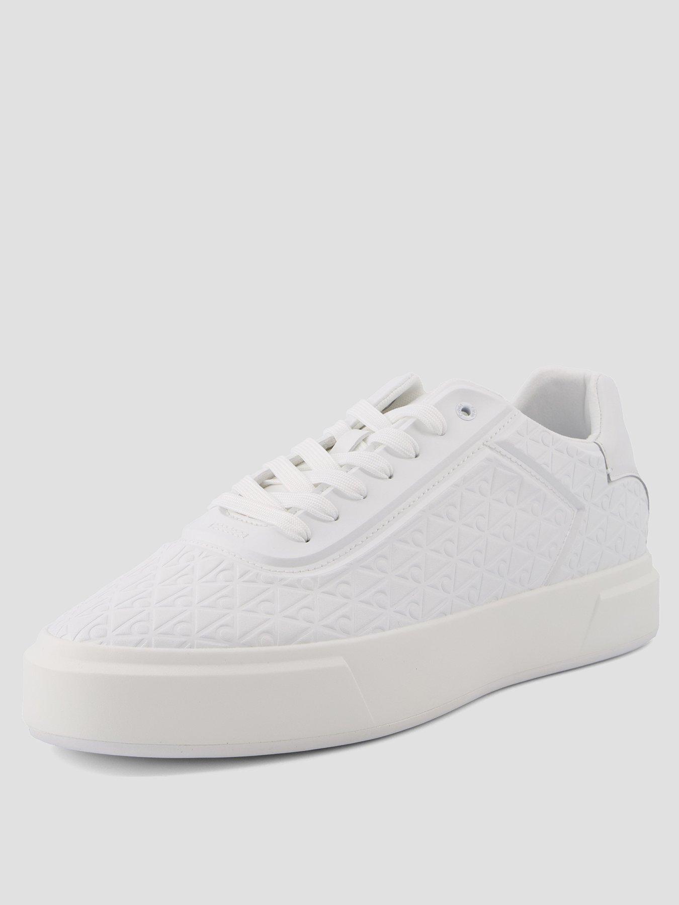 Image 2 of 7 of Calvin Klein Basket Cup Oxford Trainer - White