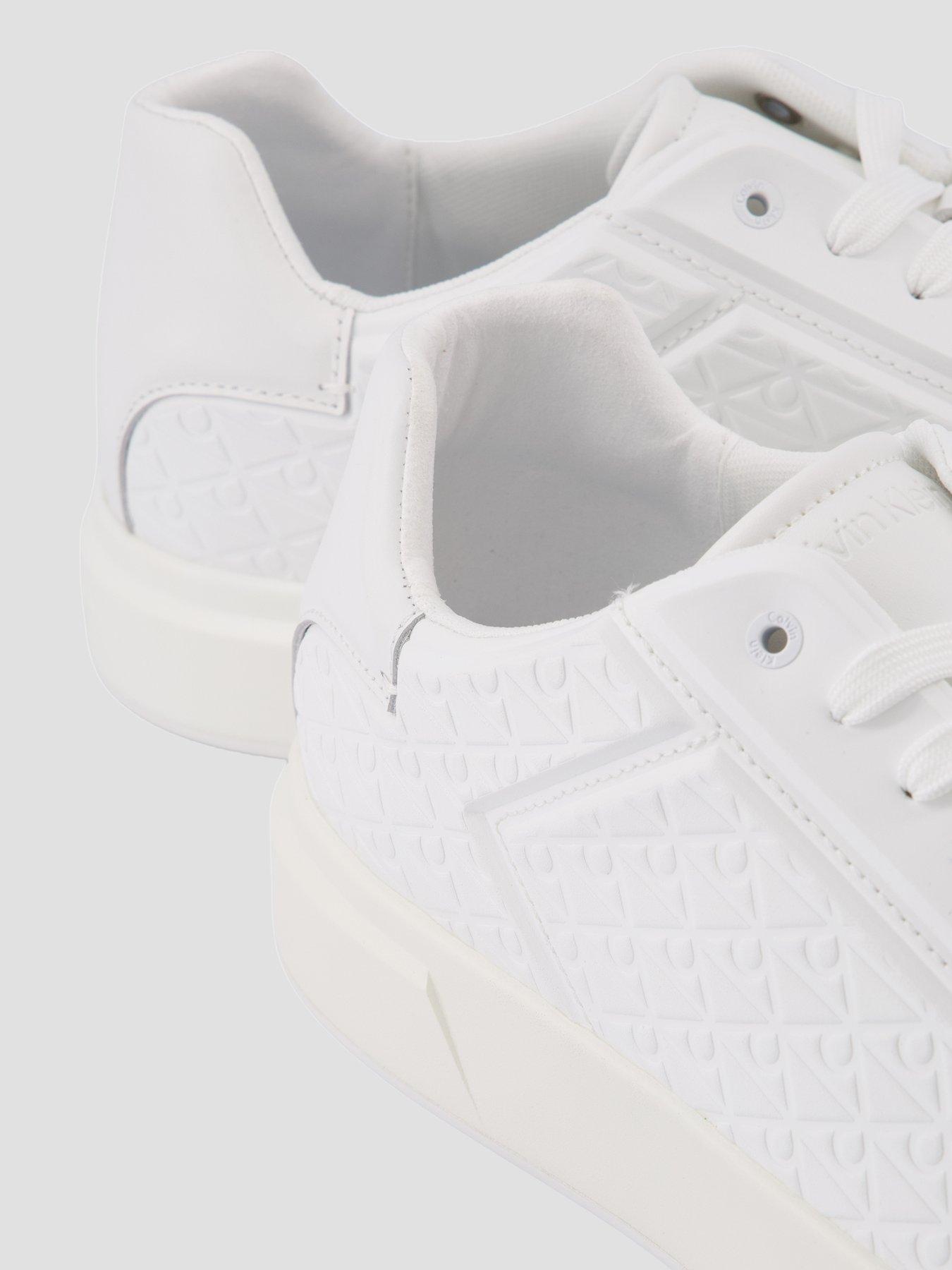 Image 5 of 7 of Calvin Klein Basket Cup Oxford Trainer - White