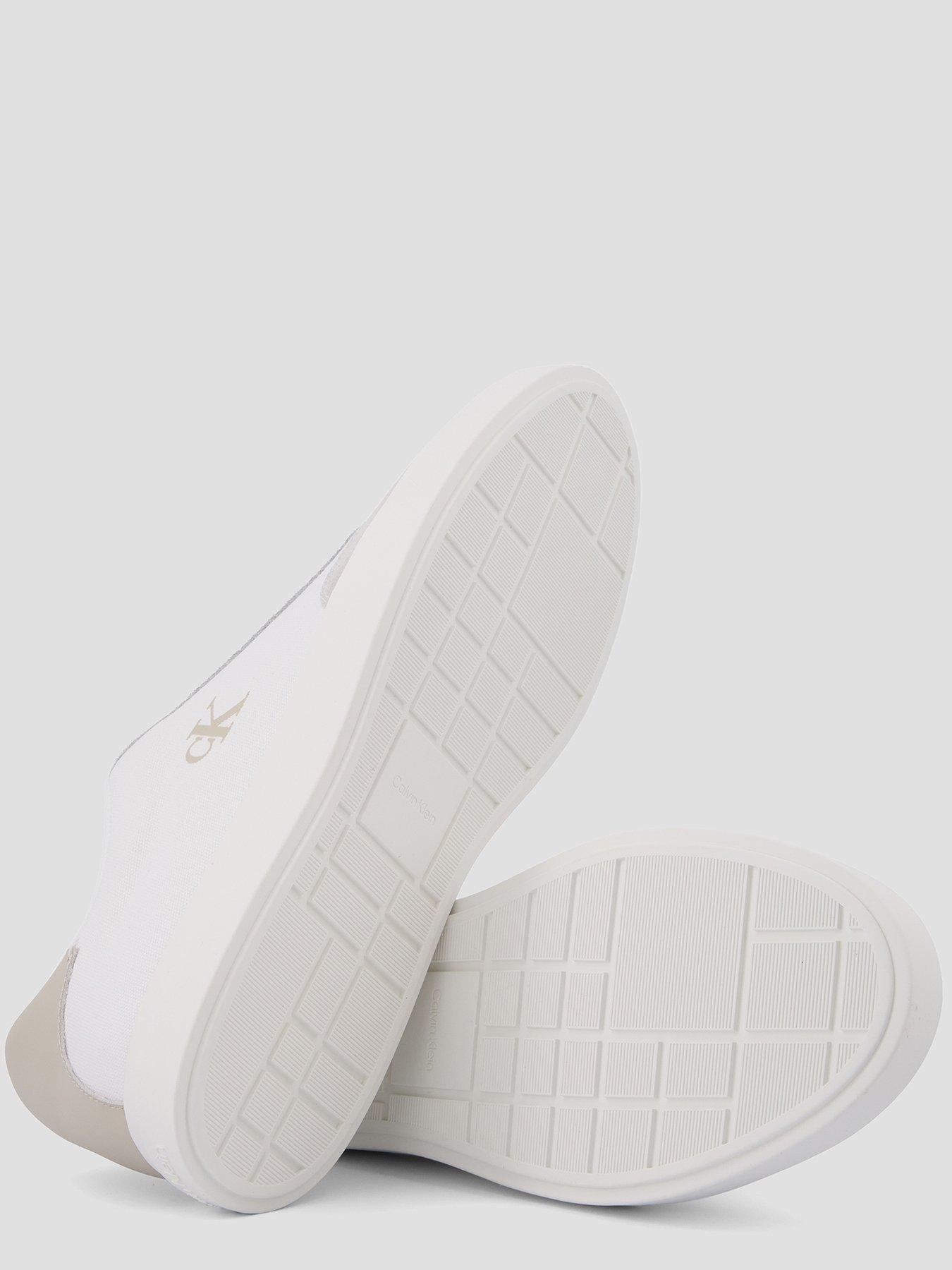 Image 4 of 7 of Calvin Klein Low Profile Cupsole Trainers - White