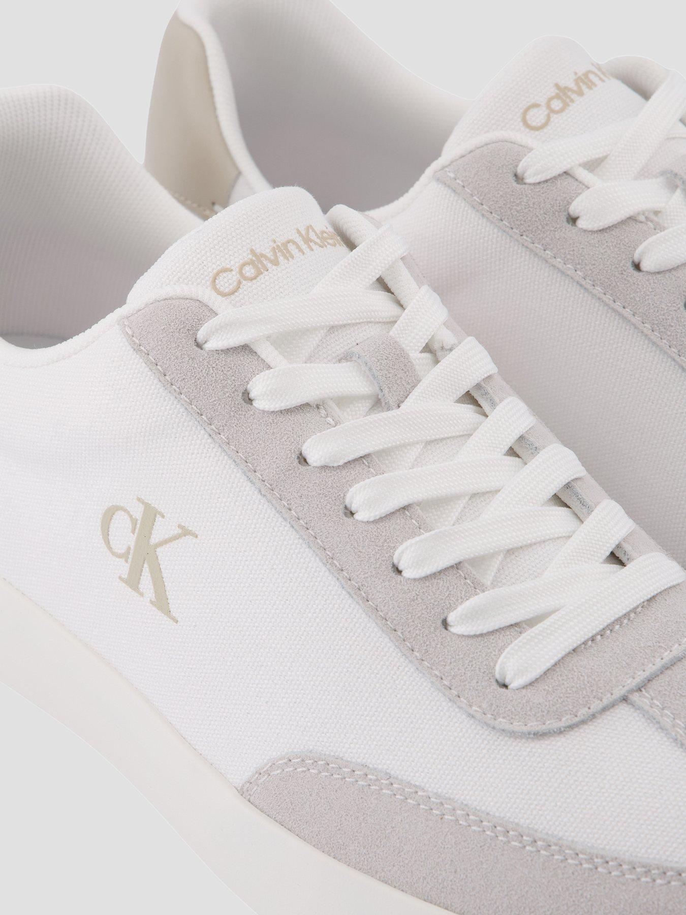 Image 5 of 7 of Calvin Klein Low Profile Cupsole Trainers - White