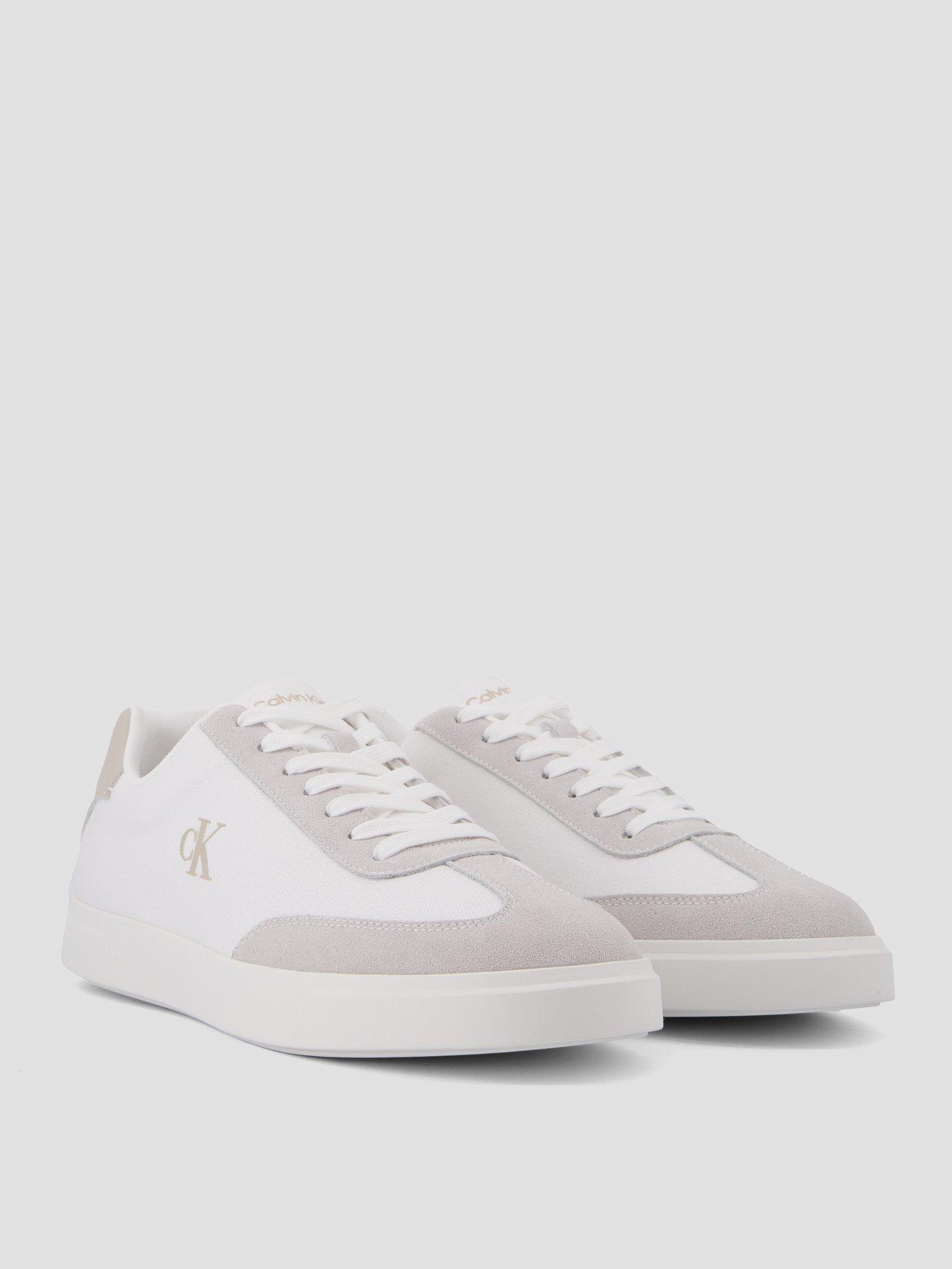 Image 6 of 7 of Calvin Klein Low Profile Cupsole Trainers - White