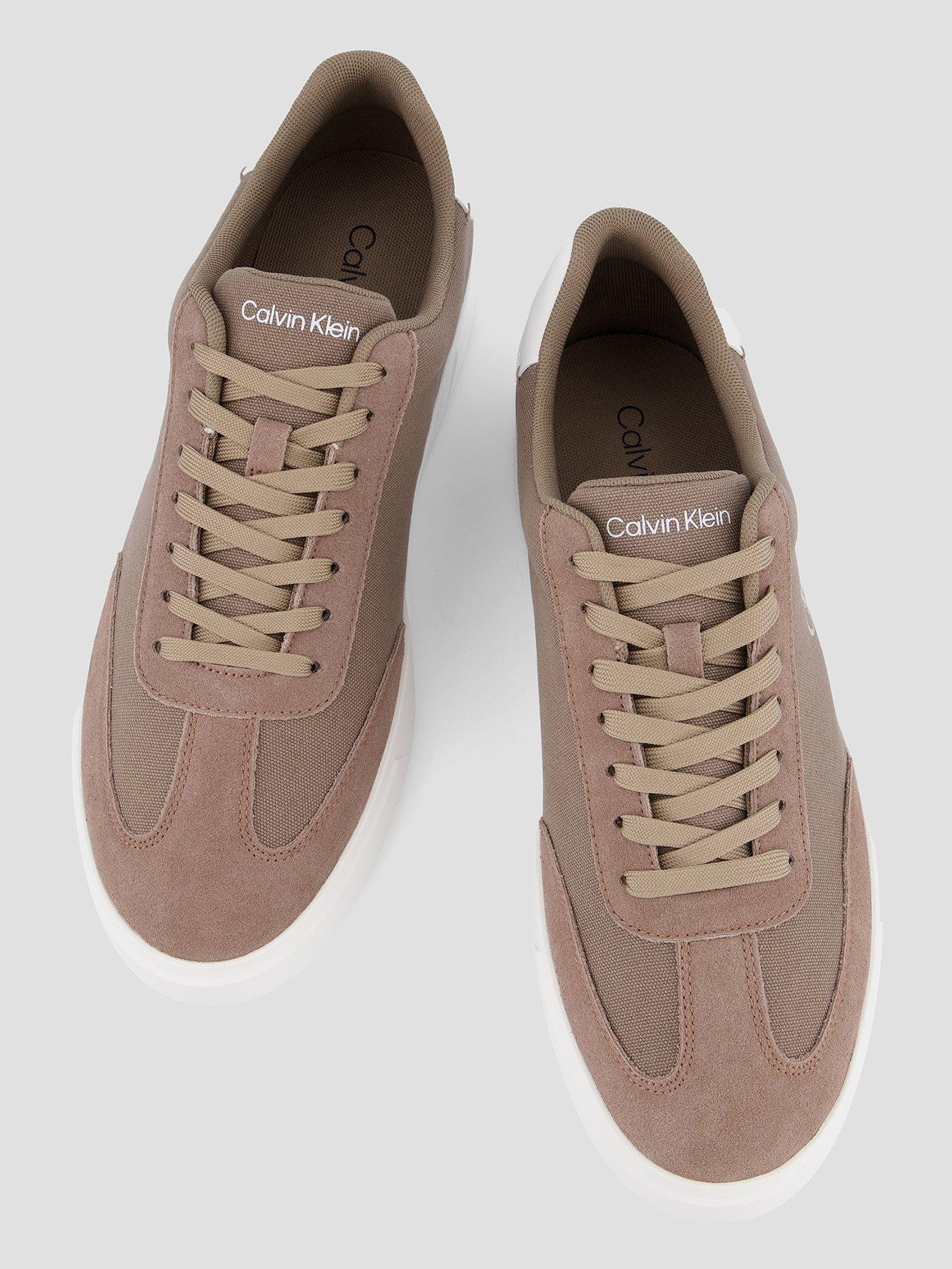 Image 3 of 7 of Calvin Klein Low Profile Cupsole Trainers - Beige