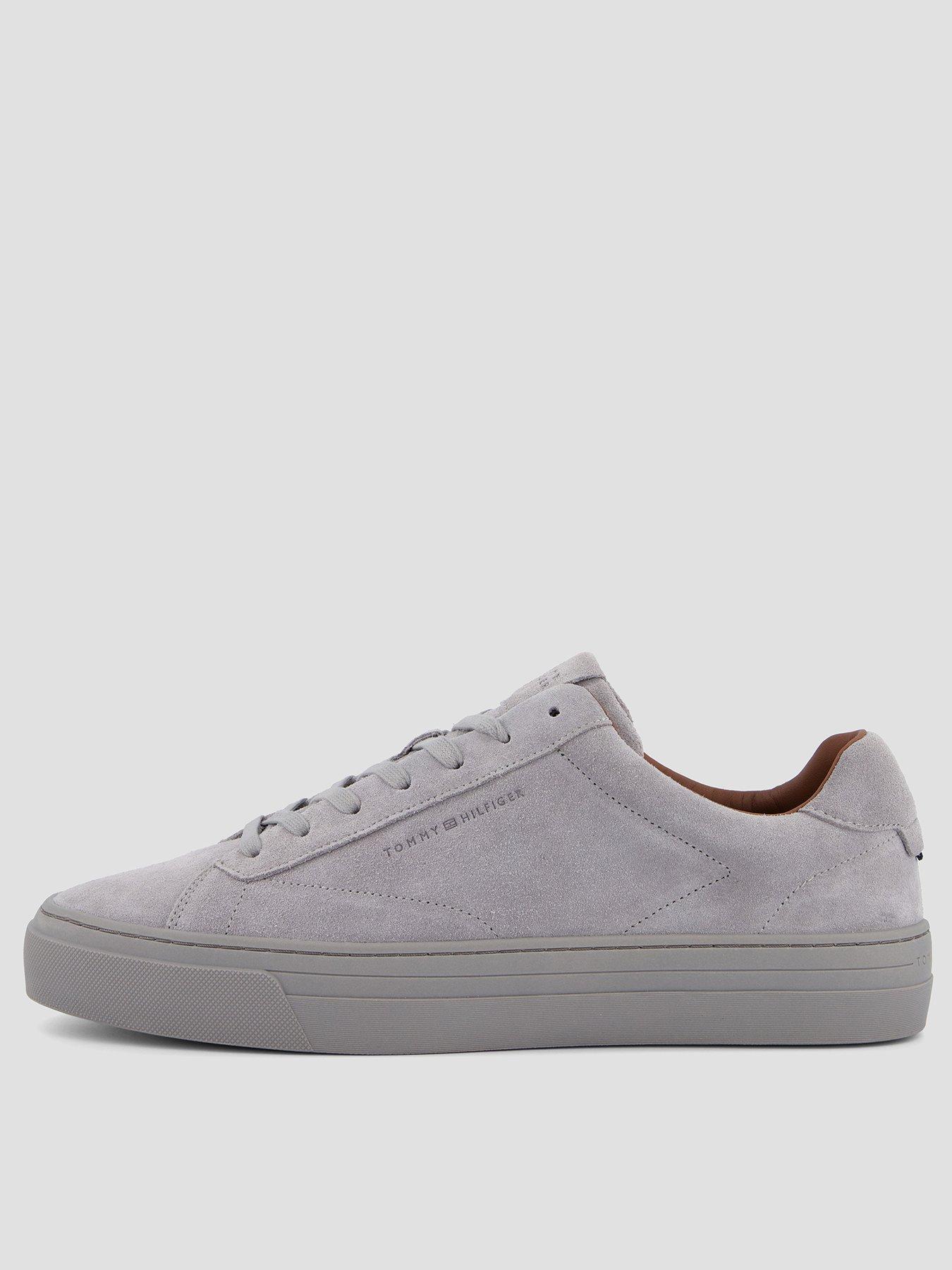 Tommy Hilfiger: Park Premium Suede Trainer - Universal Grey
