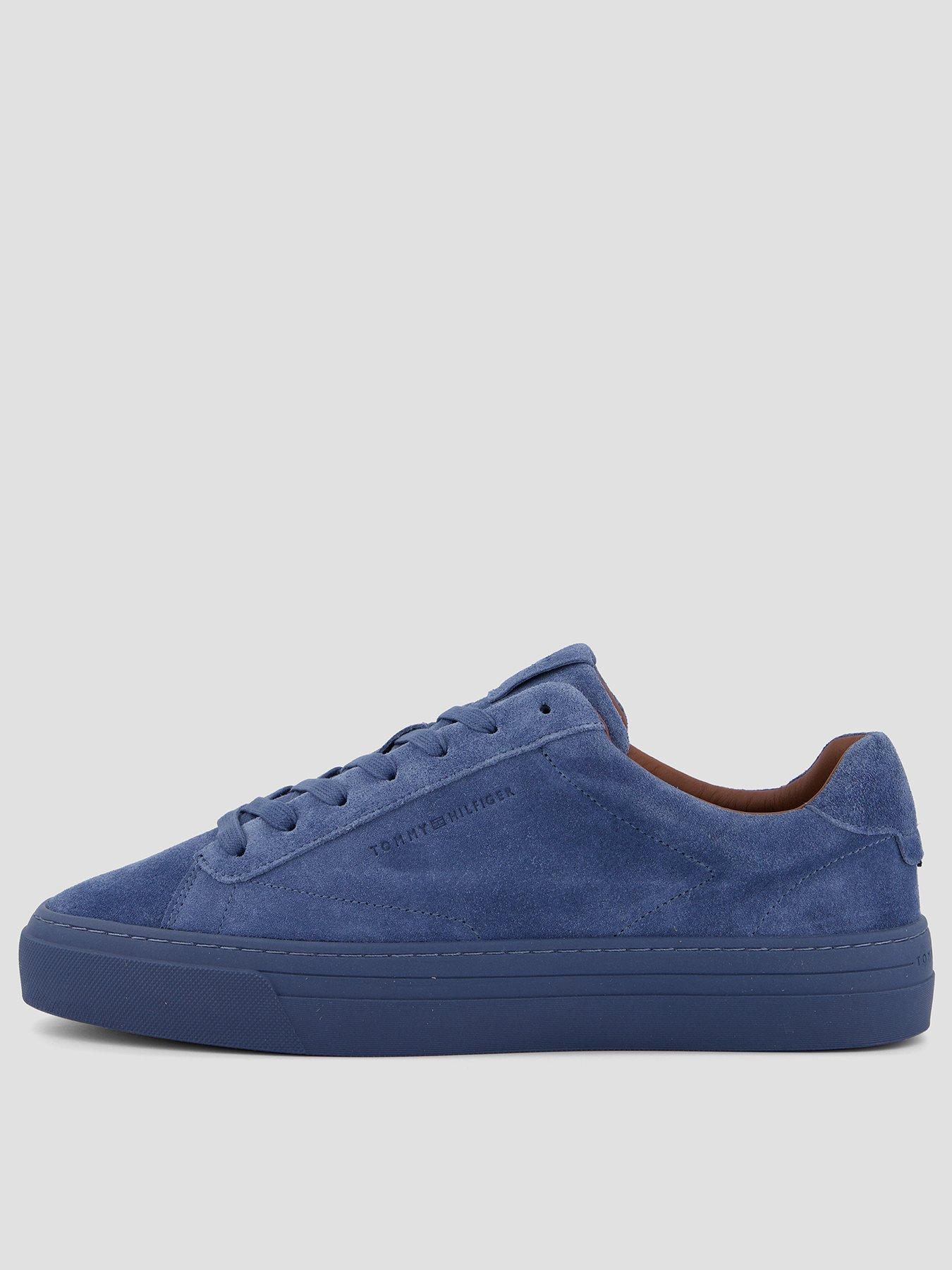 Tommy Hilfiger: Park Premium Suede Trainer - Aegean Sea