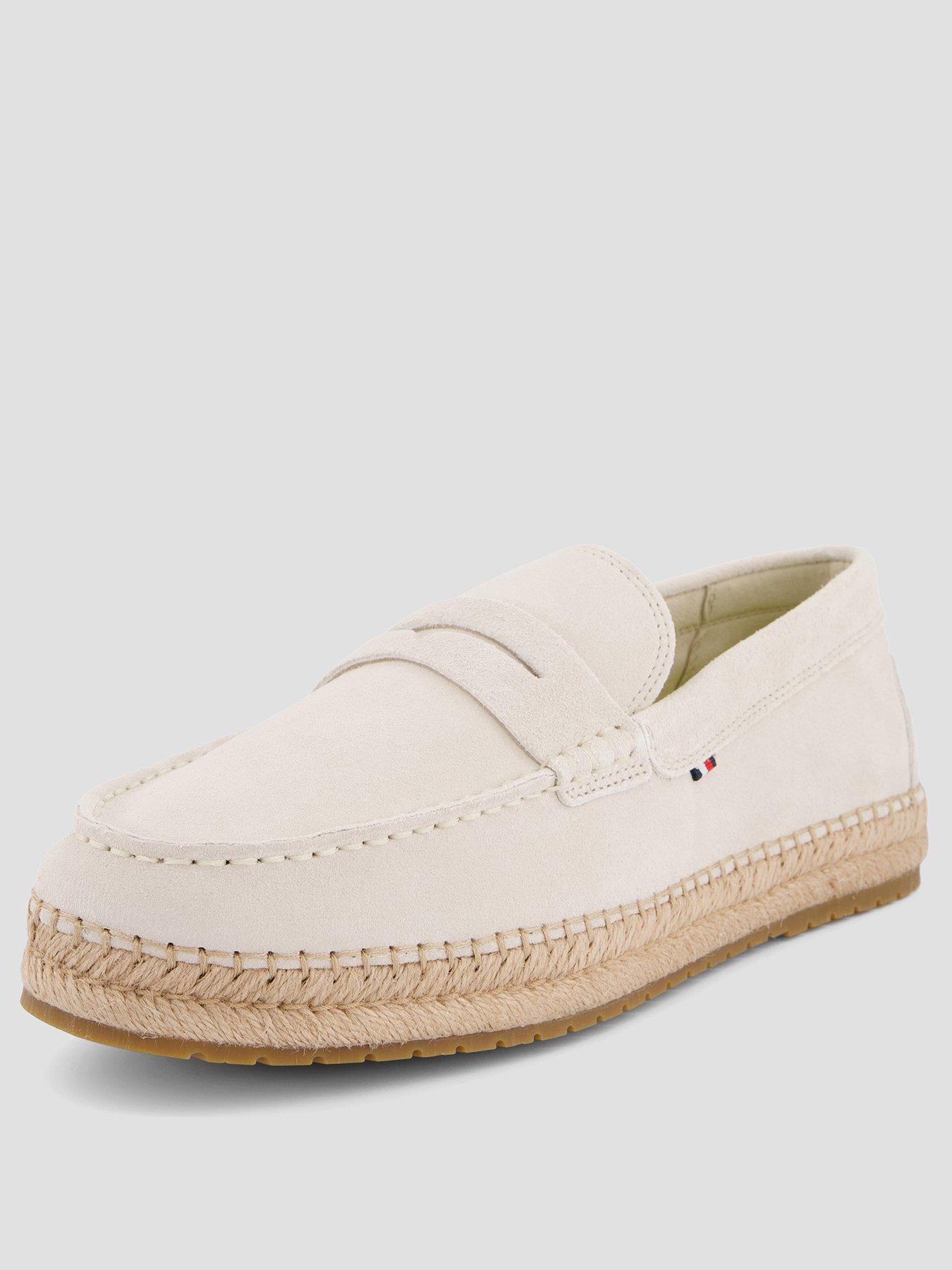 Image 2 of 7 of Tommy Hilfiger Flexible Suede Espadrille - Beige