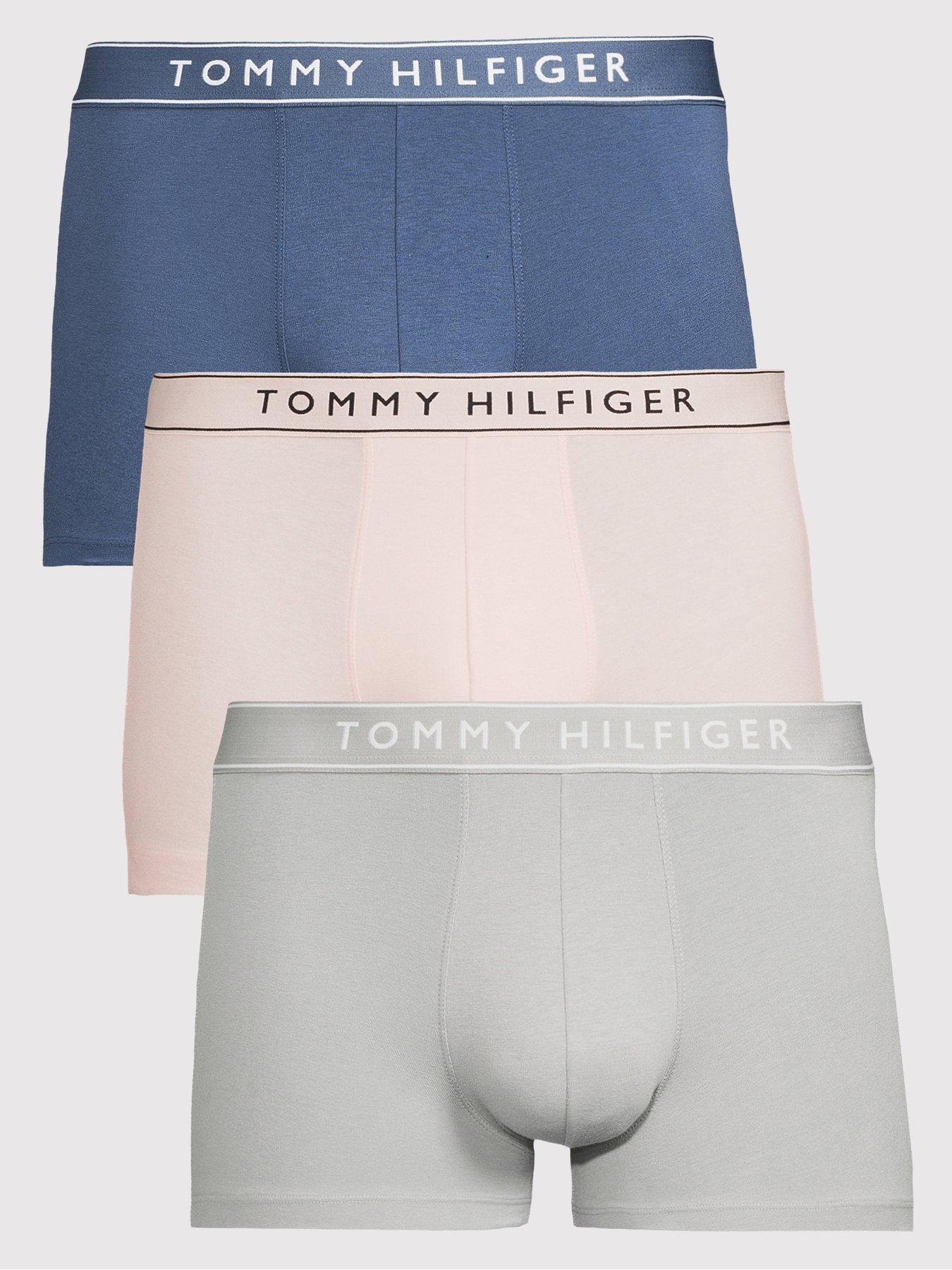 Tommy Hilfiger 3 Pack Everyday Essentials Trunks, Assorted, Size M, Men
