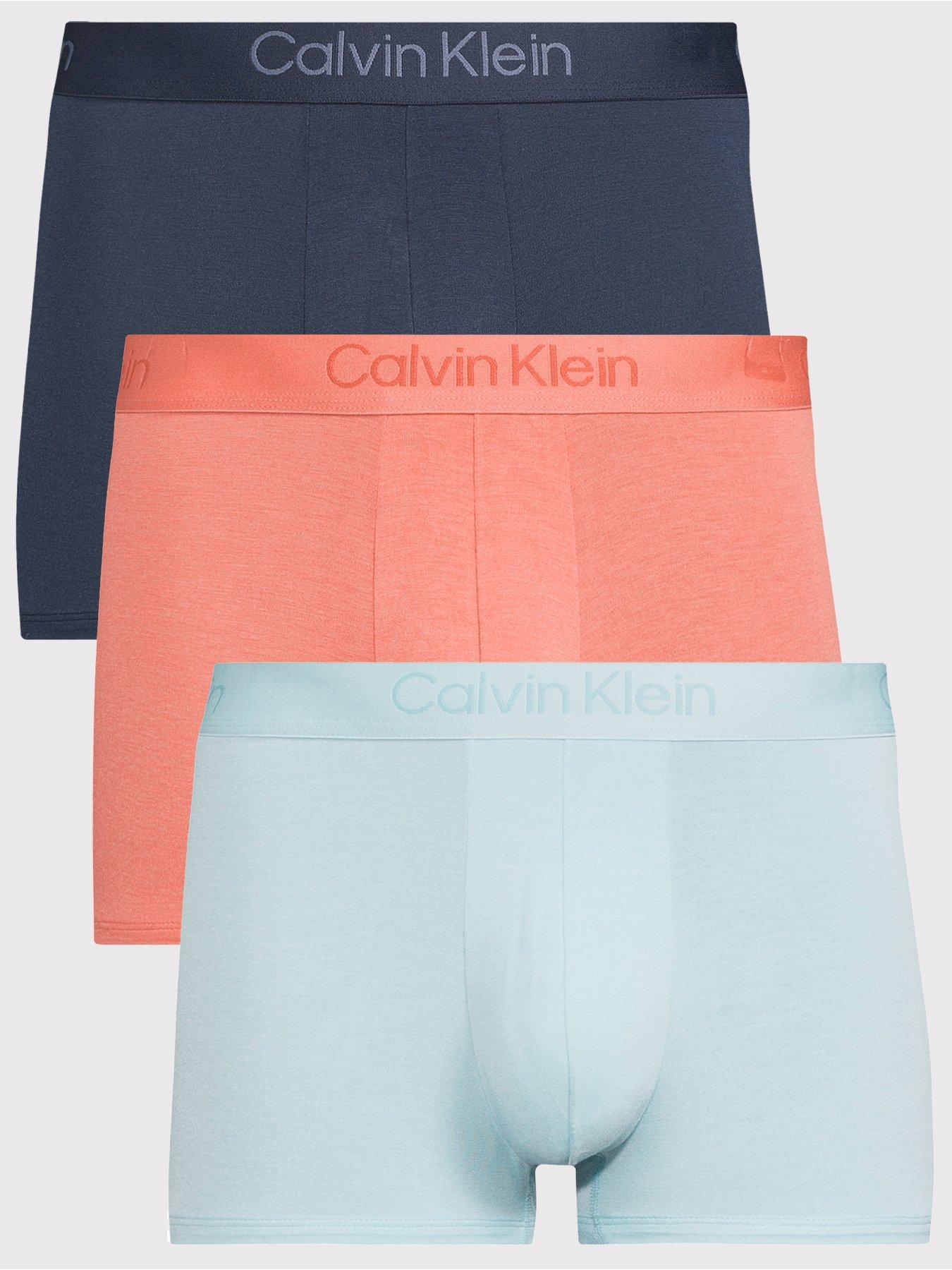 Calvin Klein Underwear 3 Pack Ultra Soft Modal Trunks - Assorted