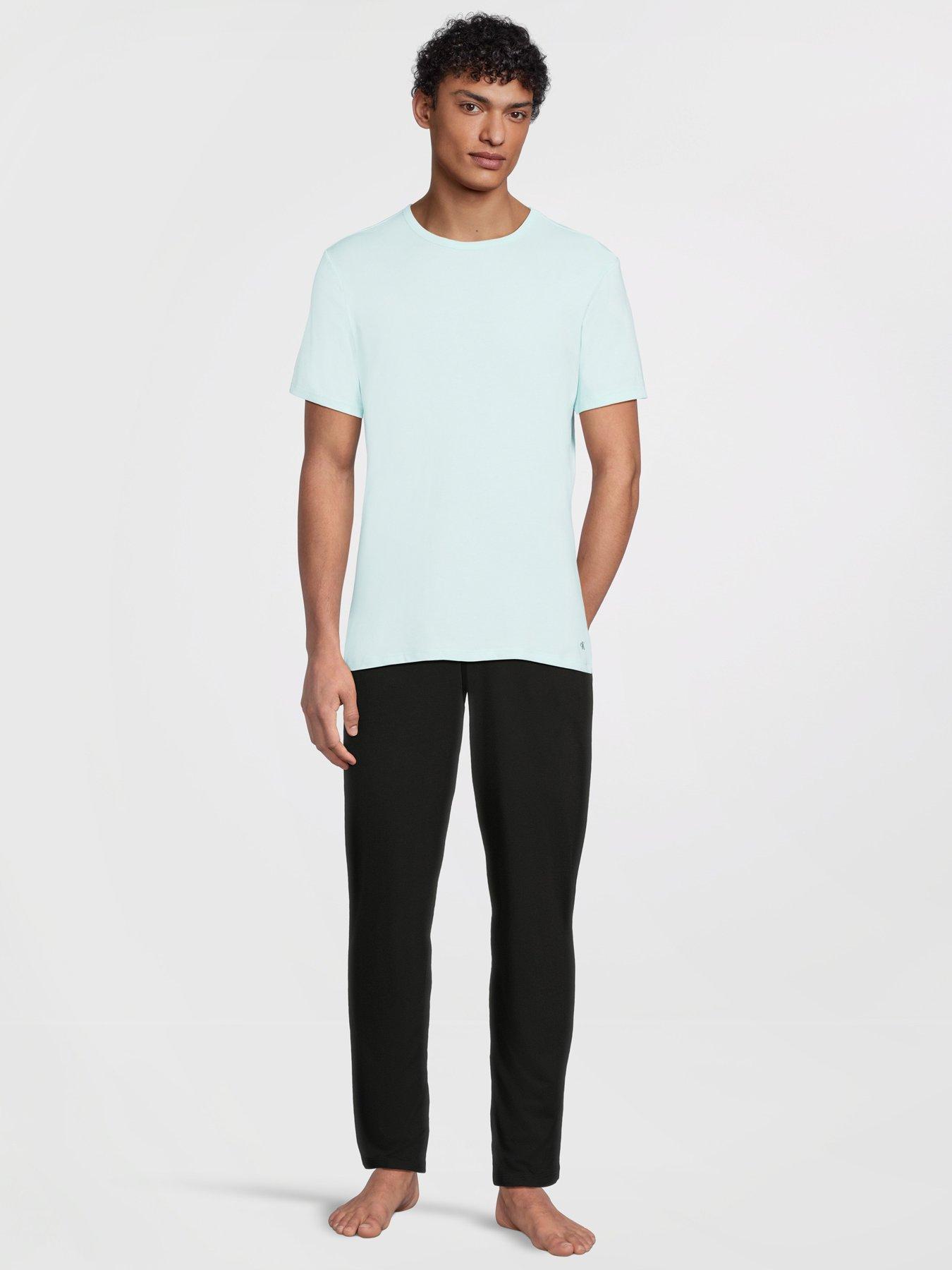 Image 4 of 6 of Calvin Klein Loungewear 3 Pack Microfibre T-Shirts - Assorted