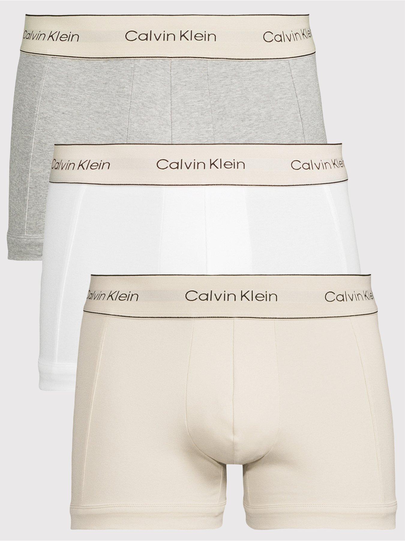 Calvin Klein Underwear 3 Pack Heritage Cotton Trunks - Assorted