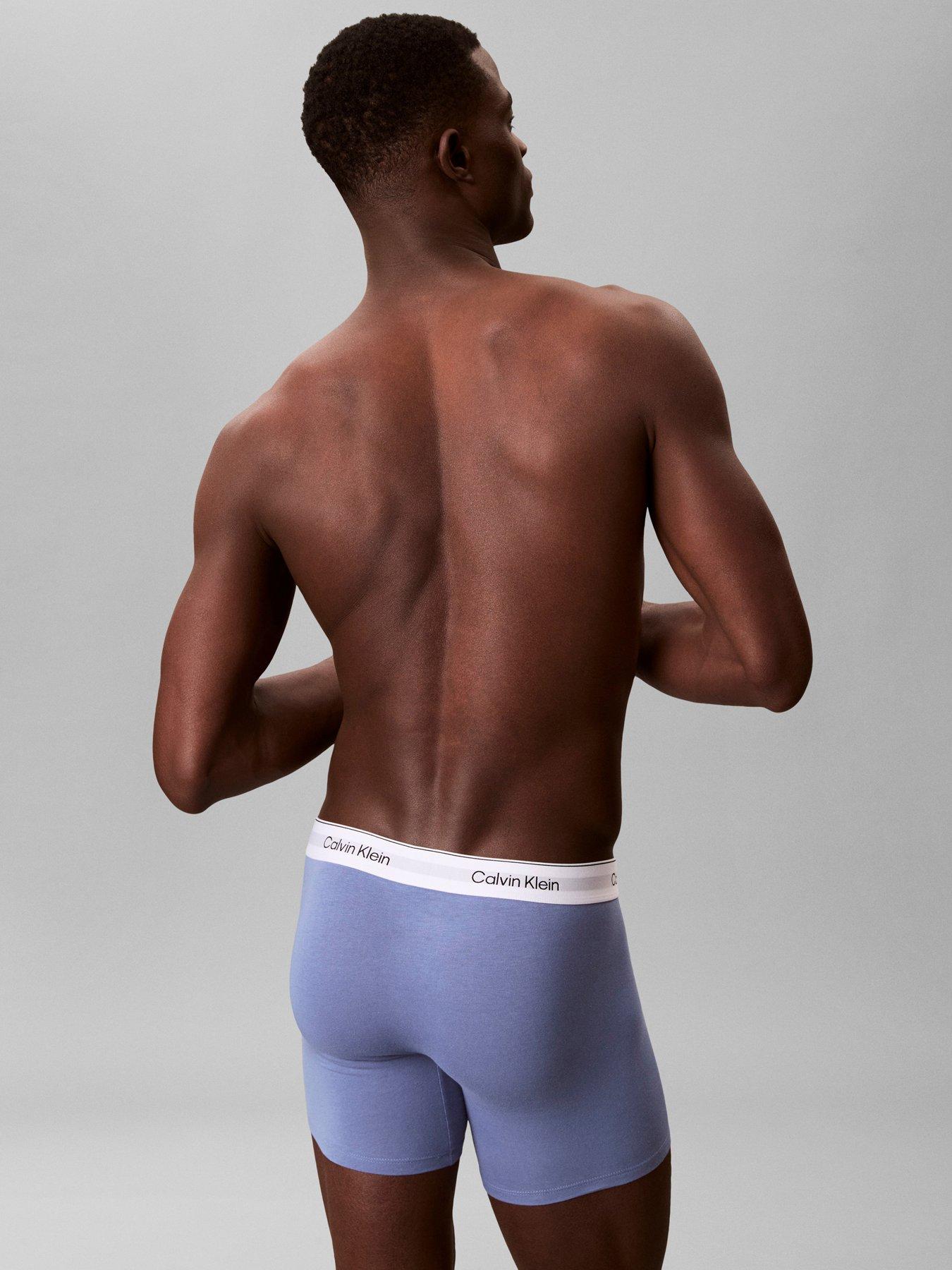 Image 3 of 5 of Calvin Klein Underwear Icon Cotton Stretch 3 Pack Boxer Brief - Assorted