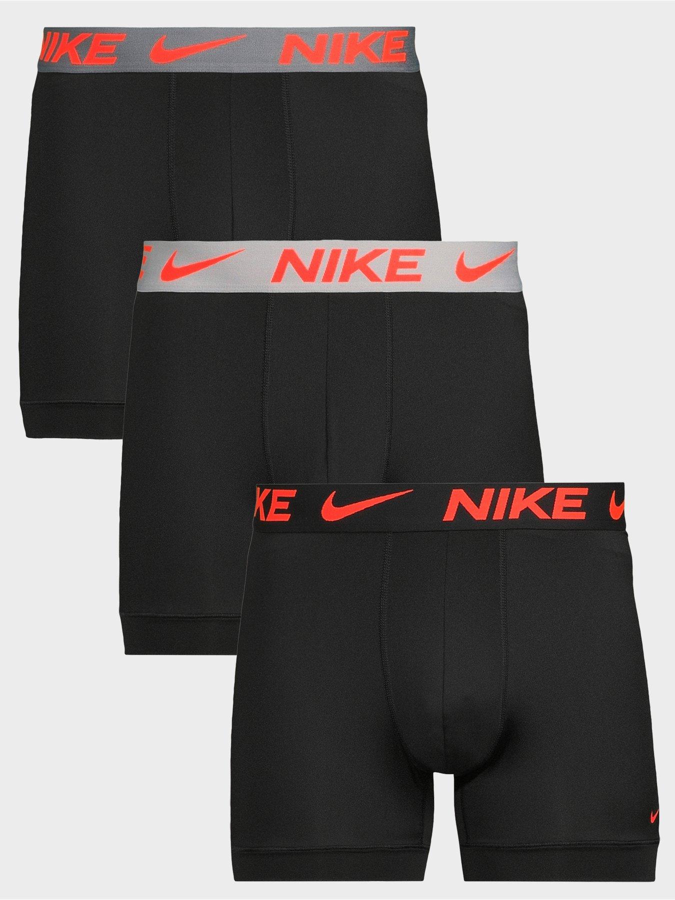 Nike Micro 3 Pack Boxer Brief - Black/Multi