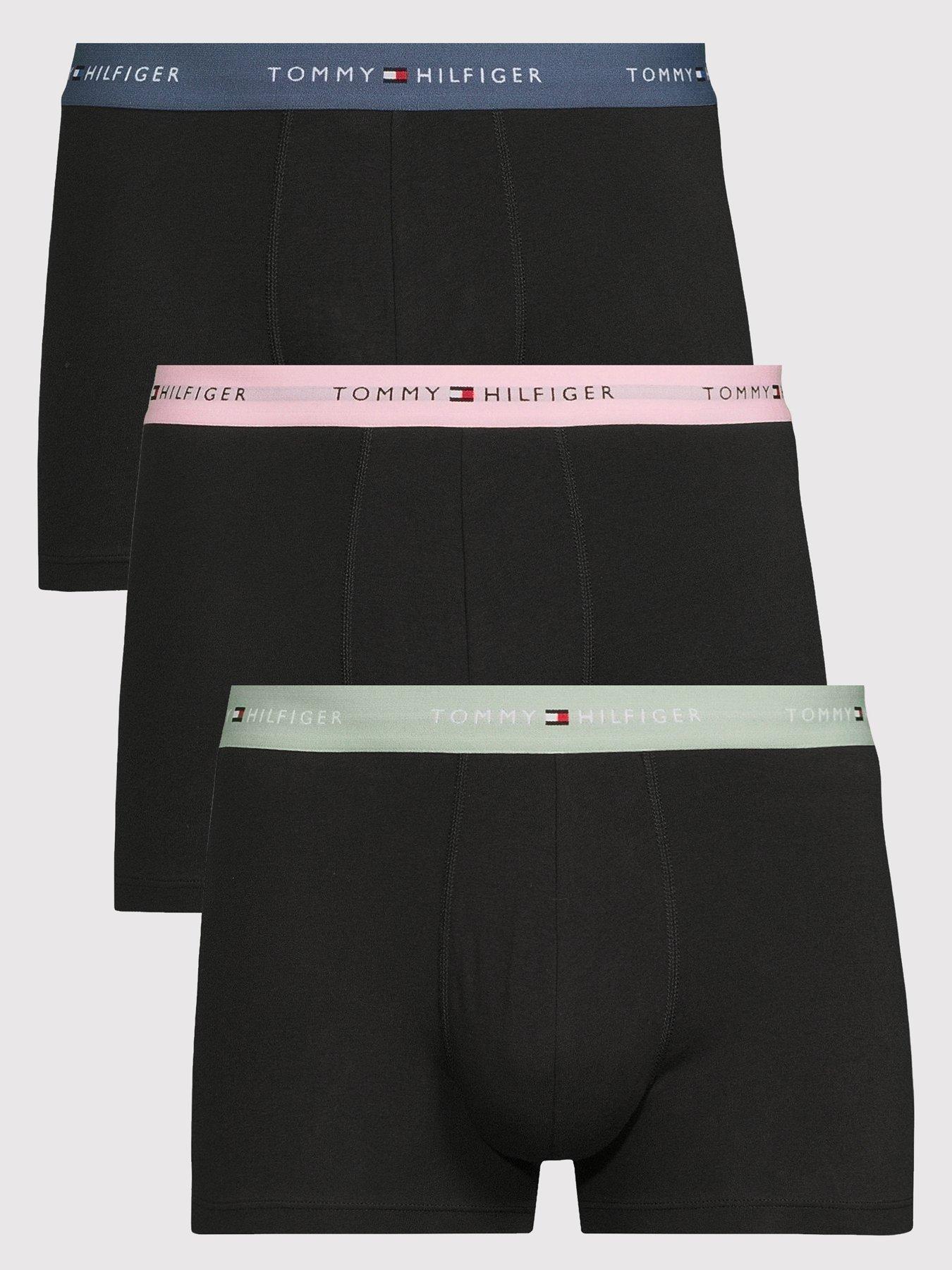 Tommy Hilfiger 3 Pack Signature Cotton Essentials Trunks - Assorted