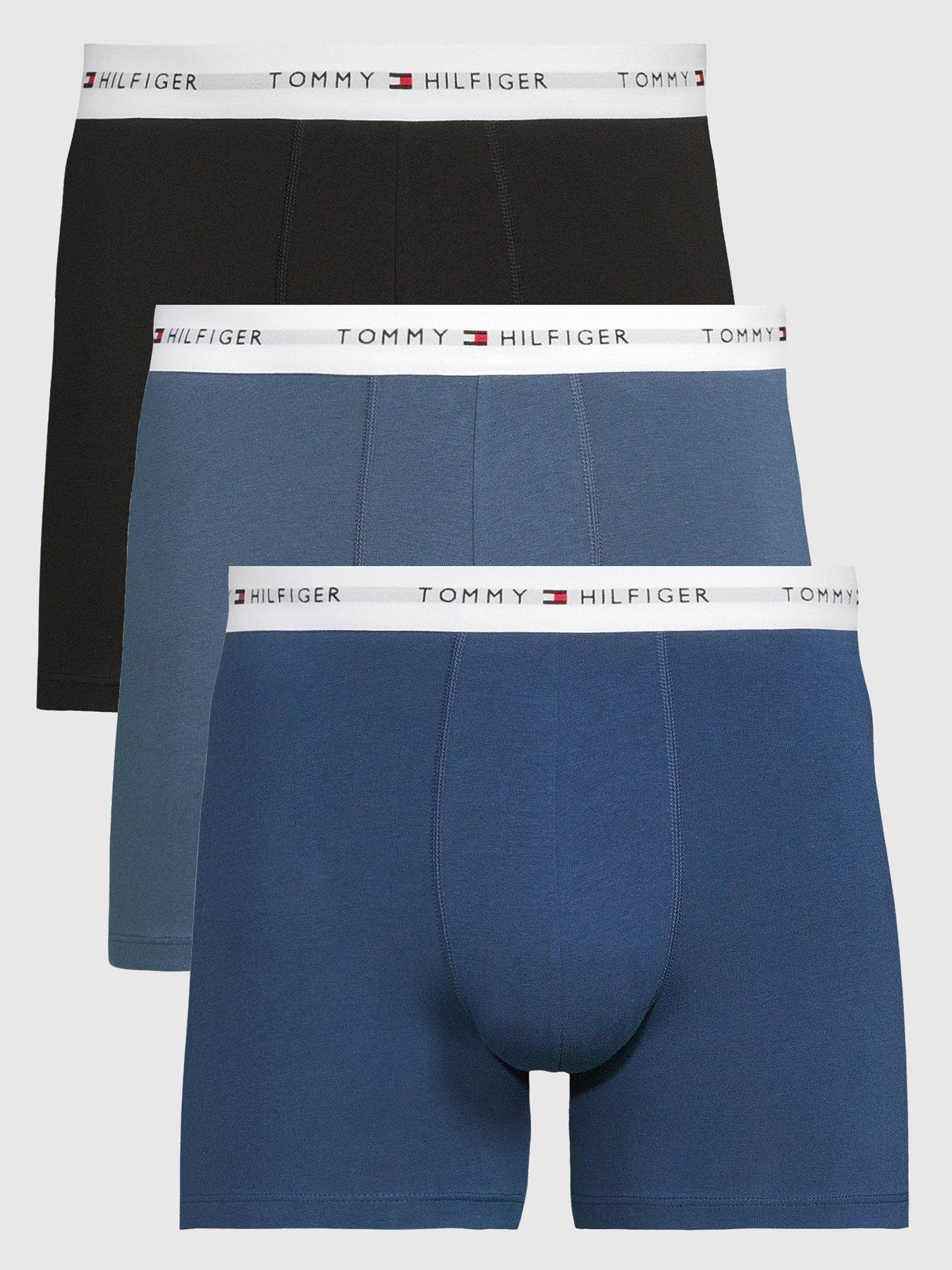 Tommy Hilfiger 3 Pack Signature Essentials Boxer Brief, Assorted, Size Xl, Men