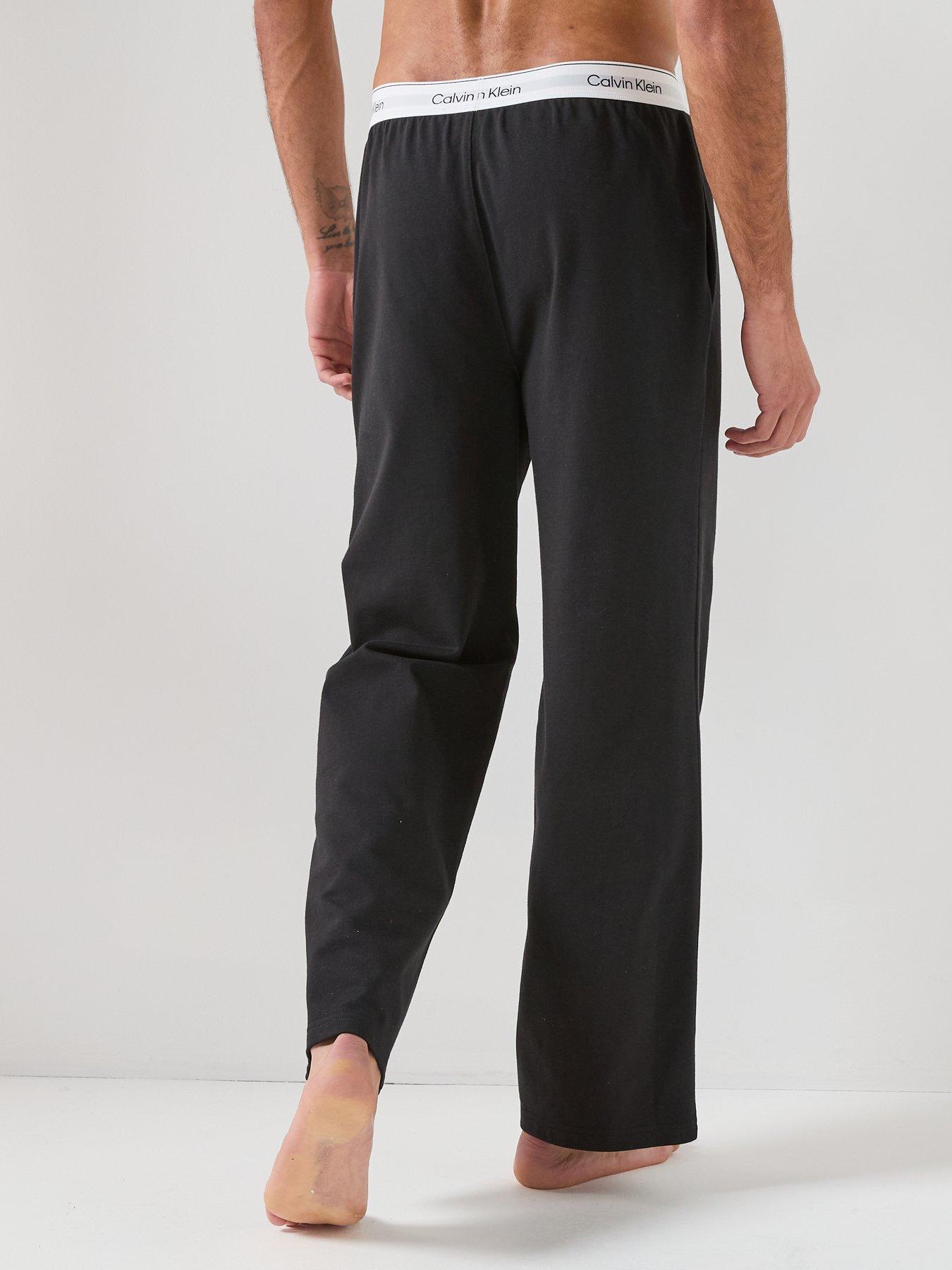 Image 2 of 6 of Calvin Klein Loungewear Icon Sleep Bottoms - Black